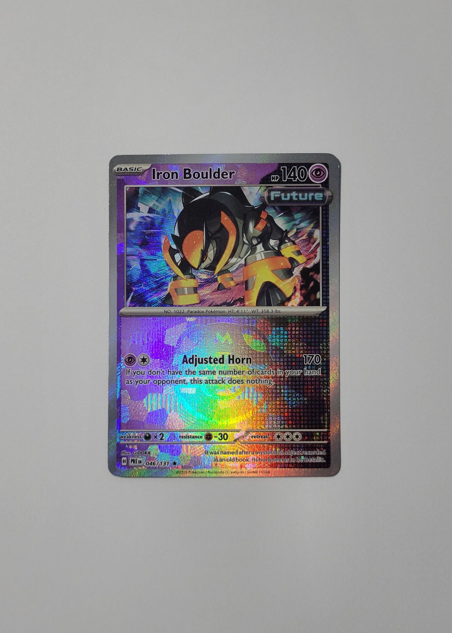 Iron Boulder 046/131 (Master Ball) - Prismatic Evolutions