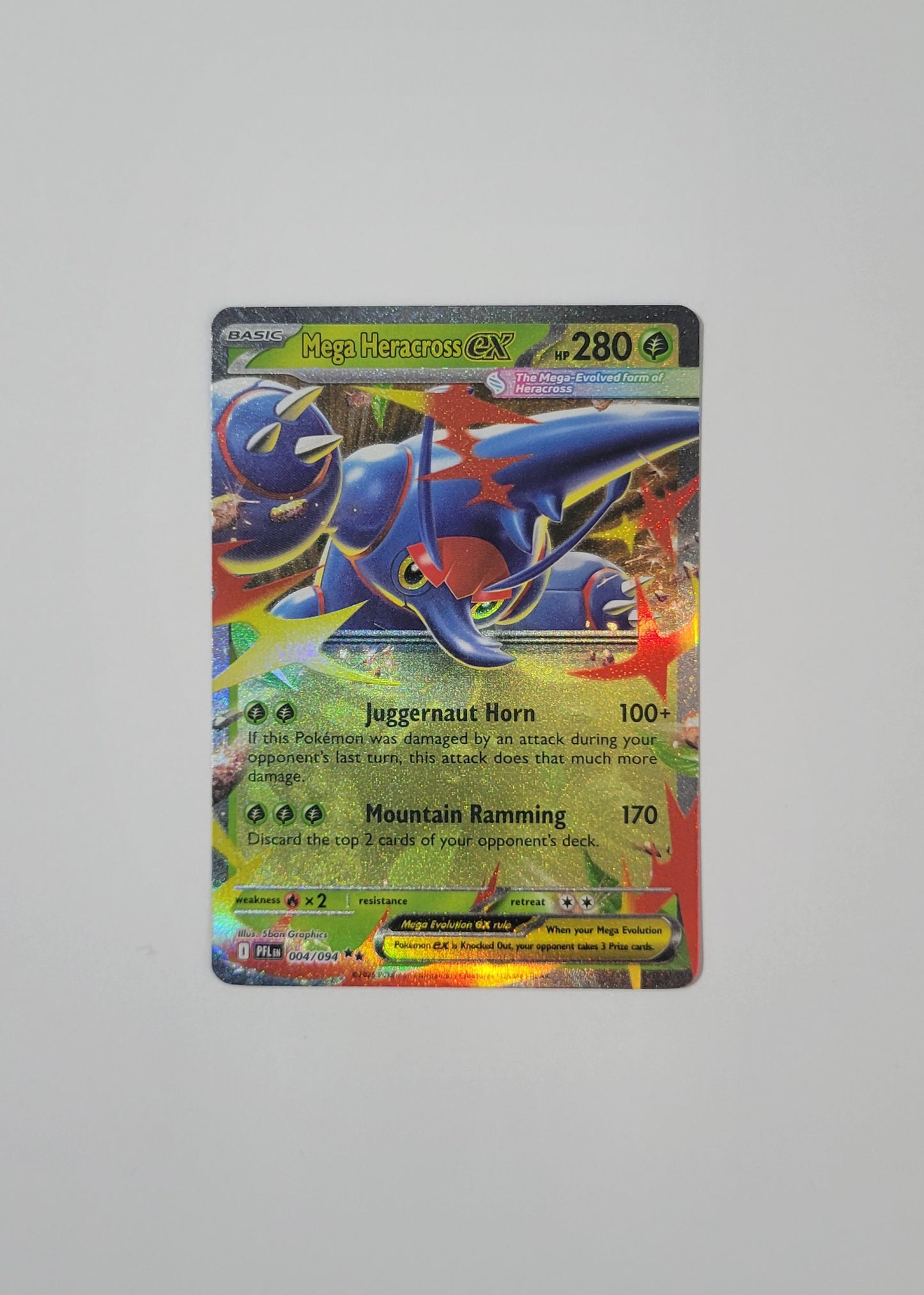 Mega Heracross ex 004/094 - Phantasmal Flames