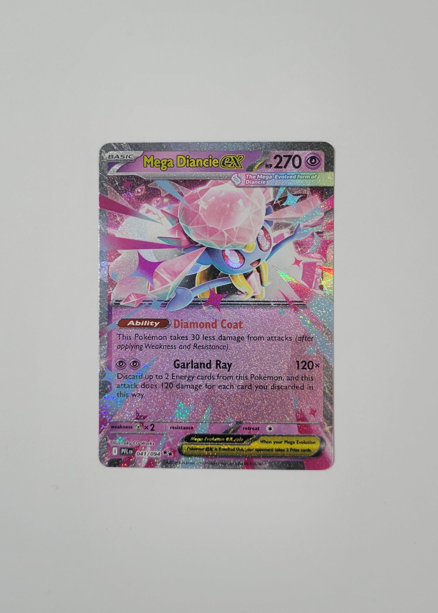 Mega Diancie ex 041/094 - Phantasmal Flames