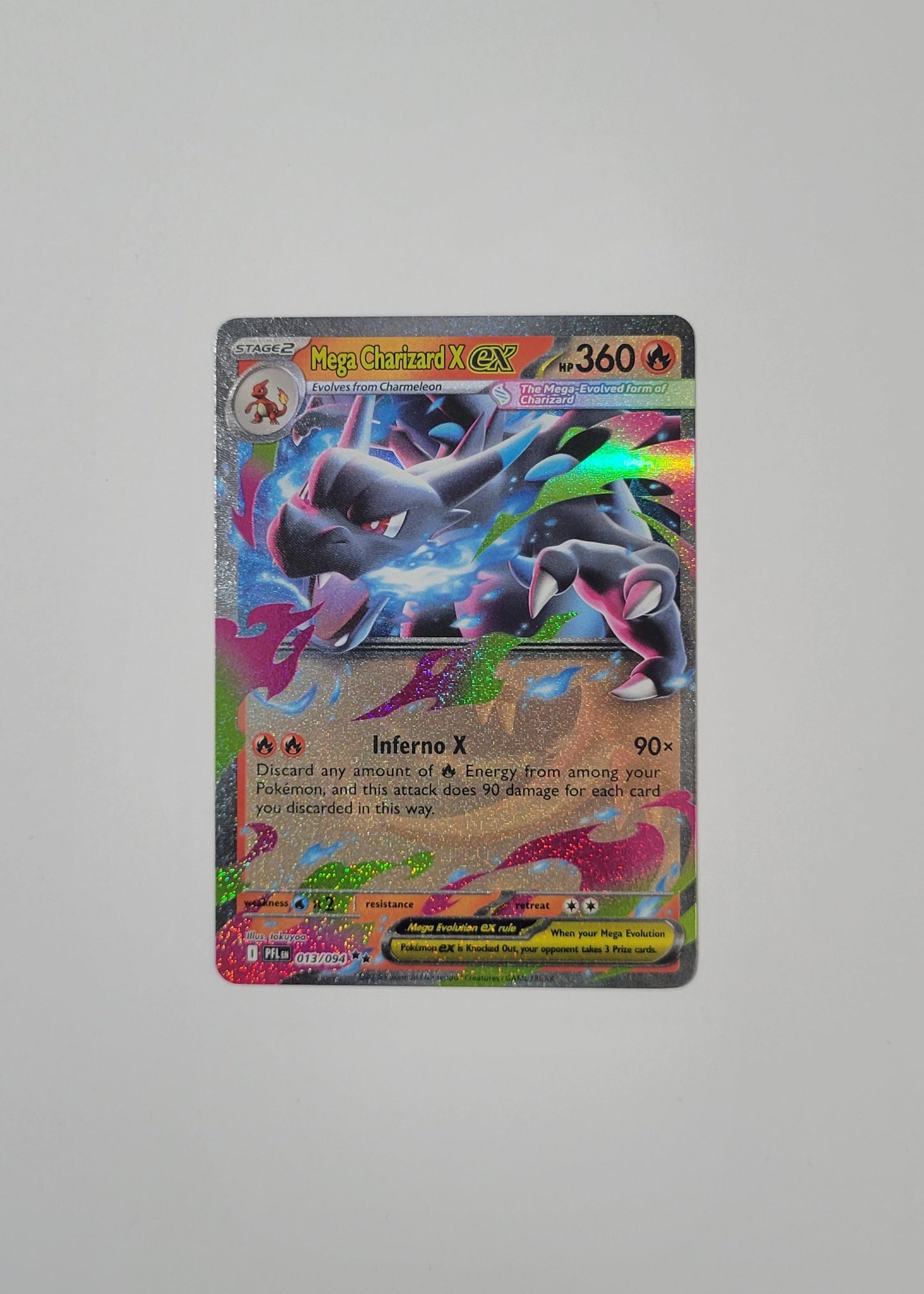 Mega Charizard X ex 013/094 - Phantasmal Flames