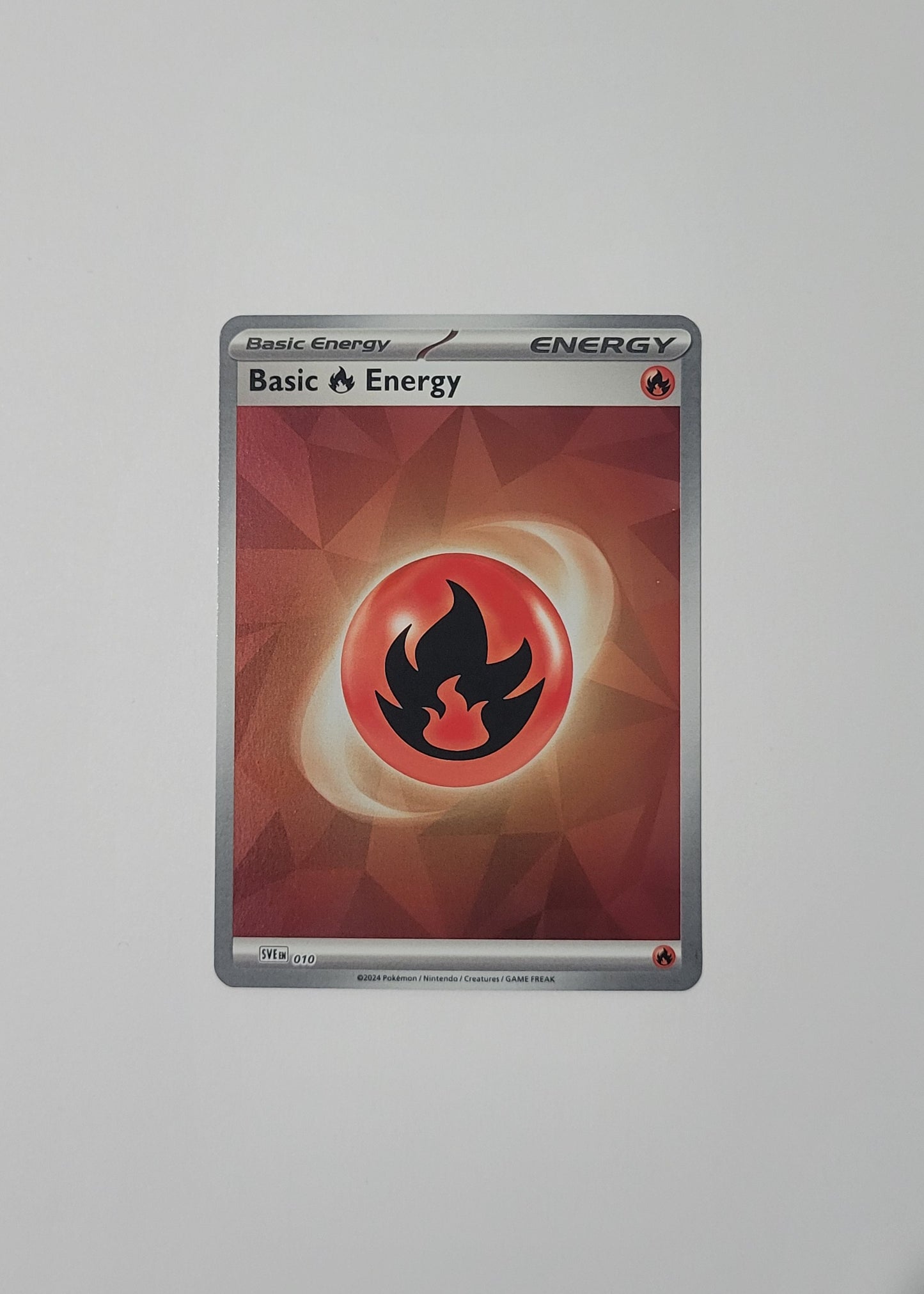 Basic Fire Energy SVE010 (Holo) - Scarlet & Violet Energies