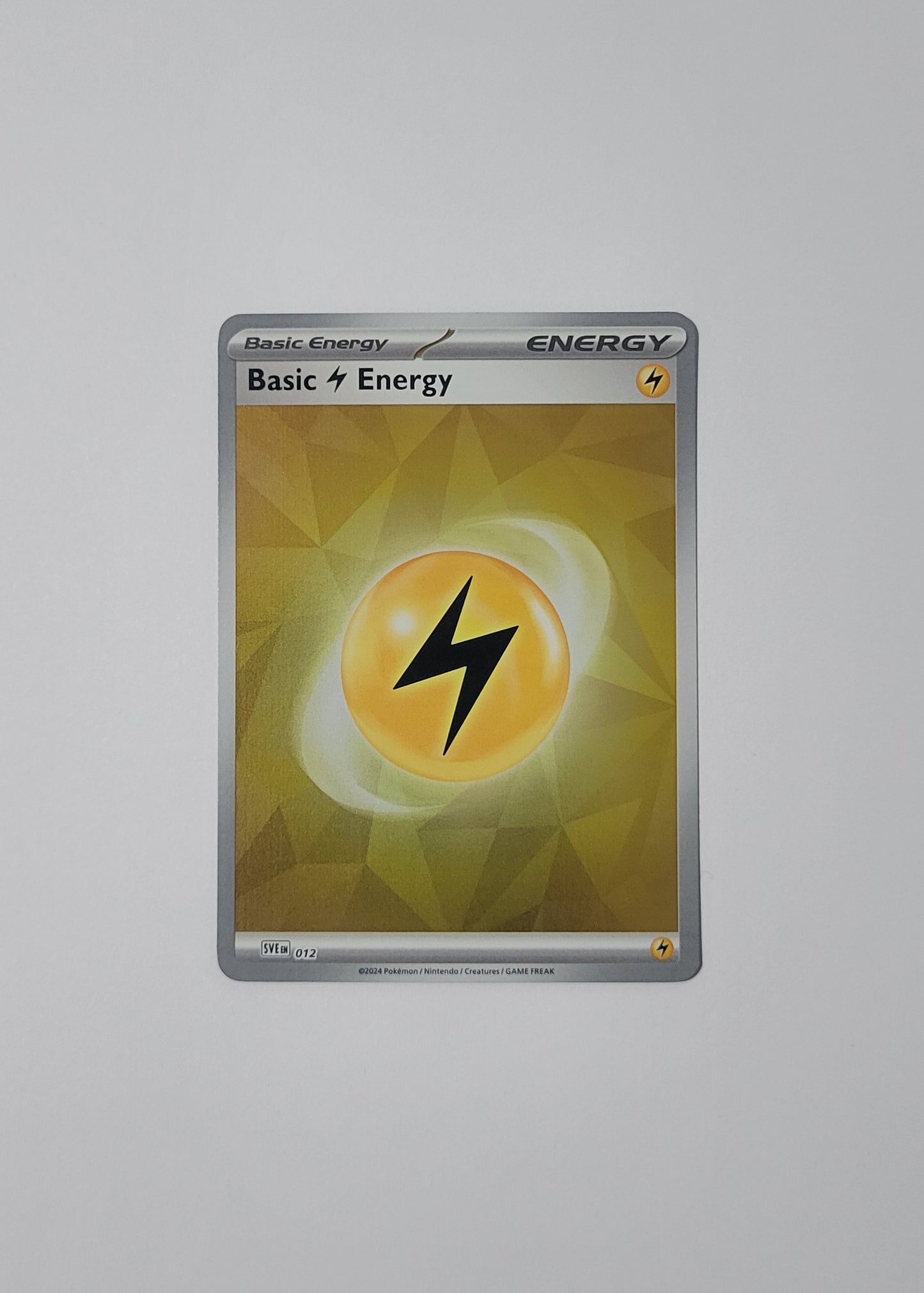Basic Lightning Energy SVE012 (Holo) - Scarlet & Violet Energies