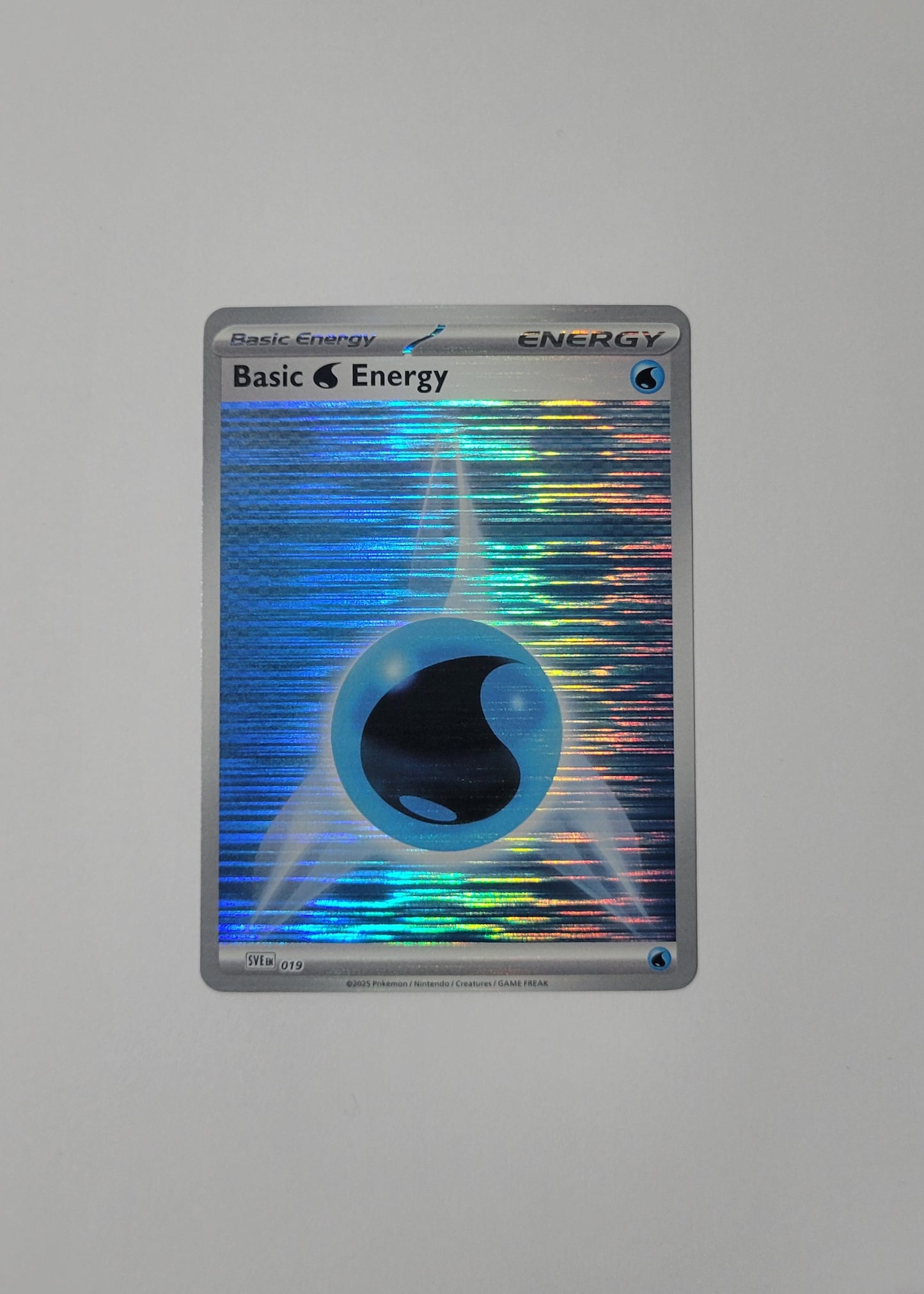 Basic Water Energy SVE019 (Holo) - Scarlet & Violet Energies