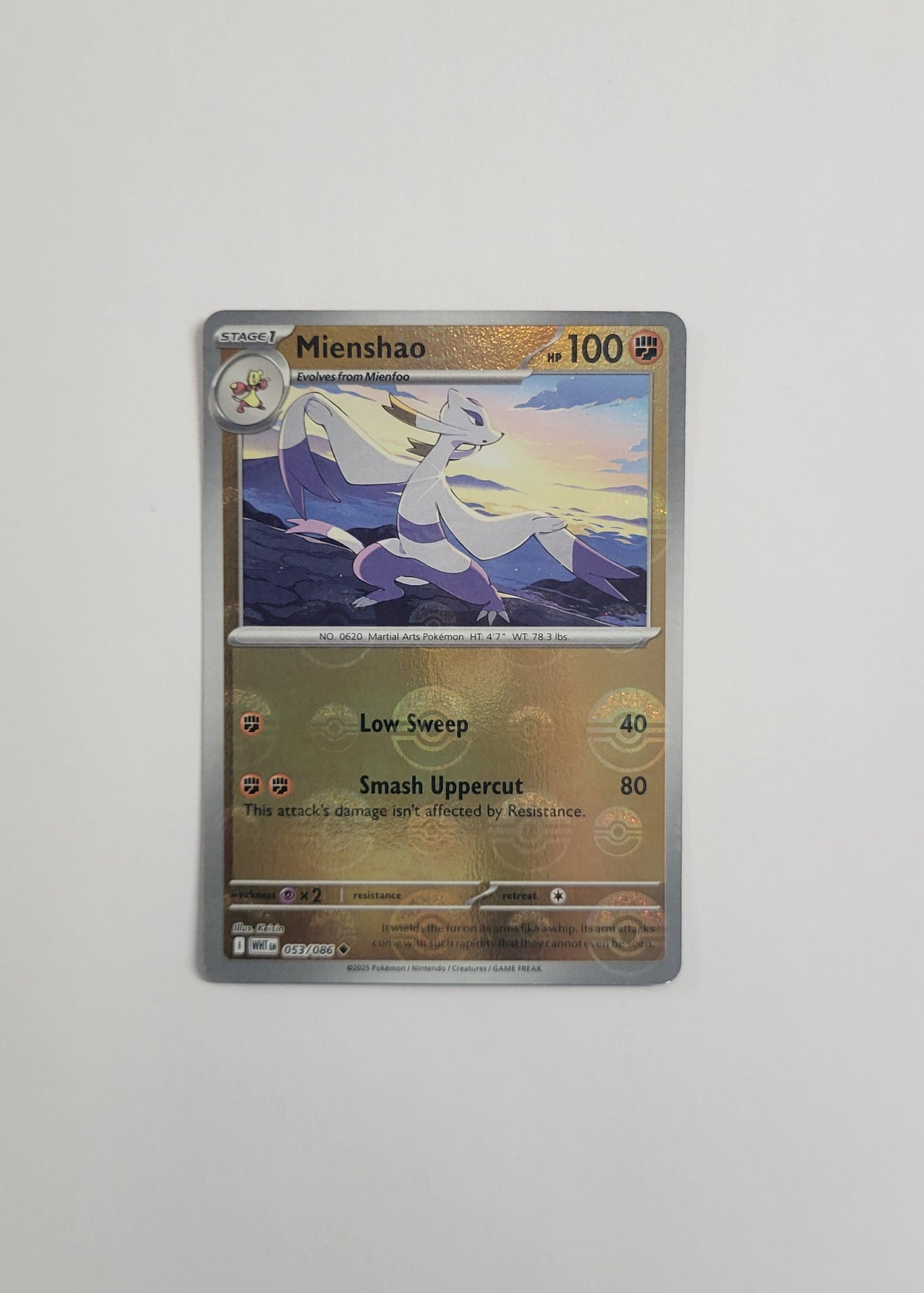 Mienshao 053/086 (Poké Ball) - White Flare