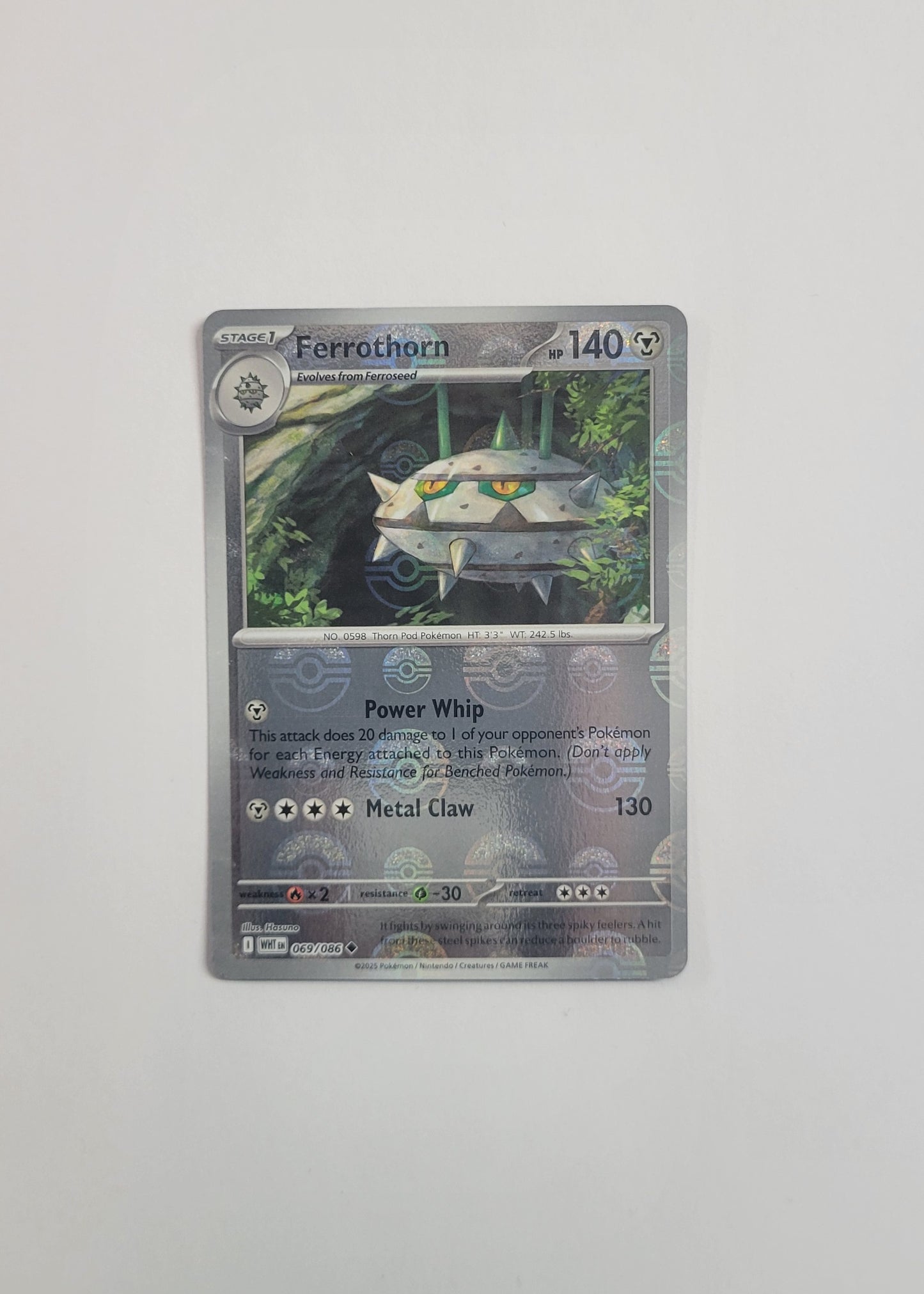 Ferrothorn 069/086 (Poké Ball) - White Flare