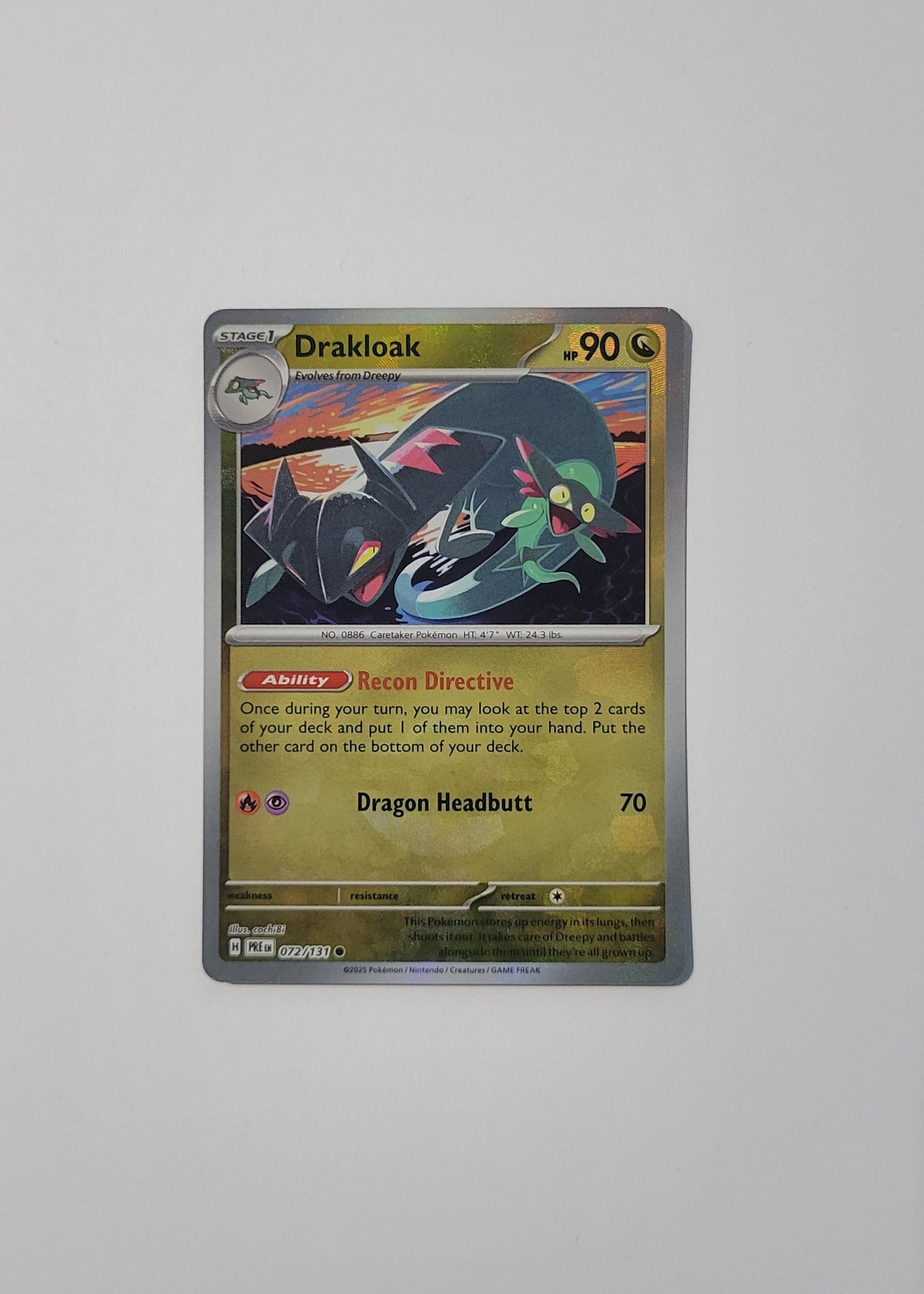 Drakloak 072/131 (Poké Ball) - Prismatic Evolutions