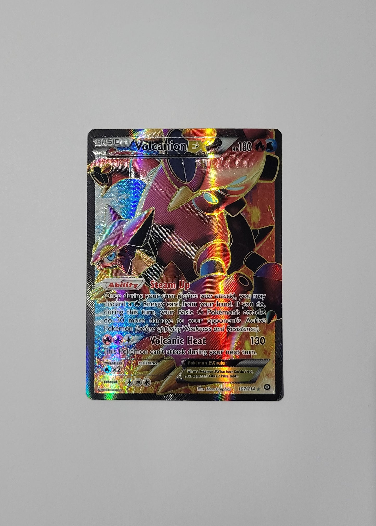 Volcanion EX 107/114 - Steam Siege