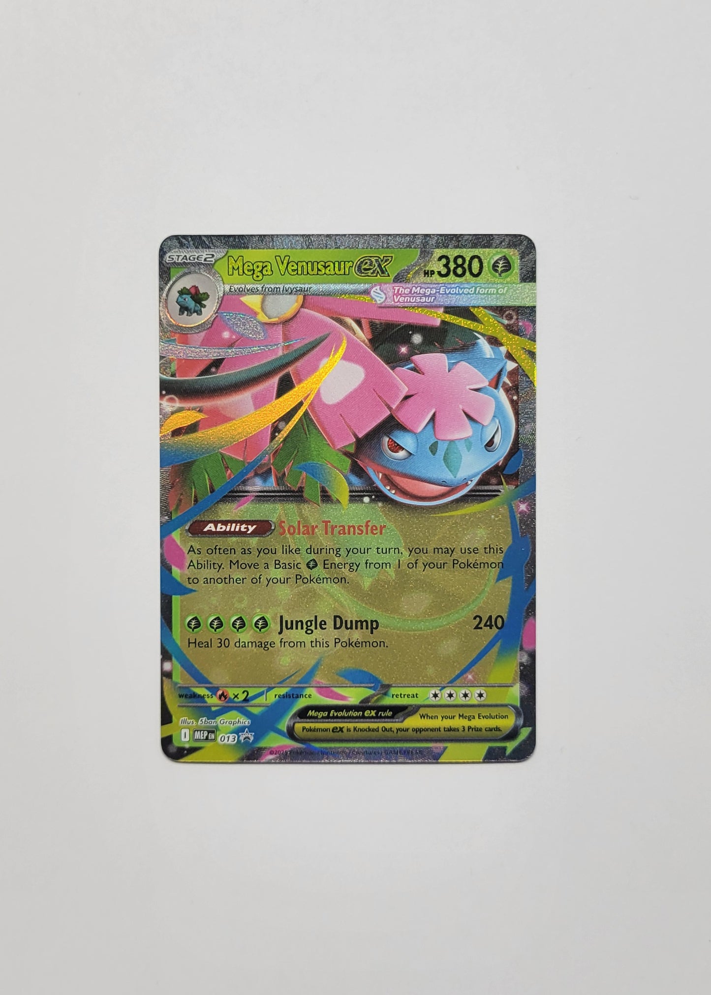 Mega Venusaur ex MEP013 - Black Star Promo