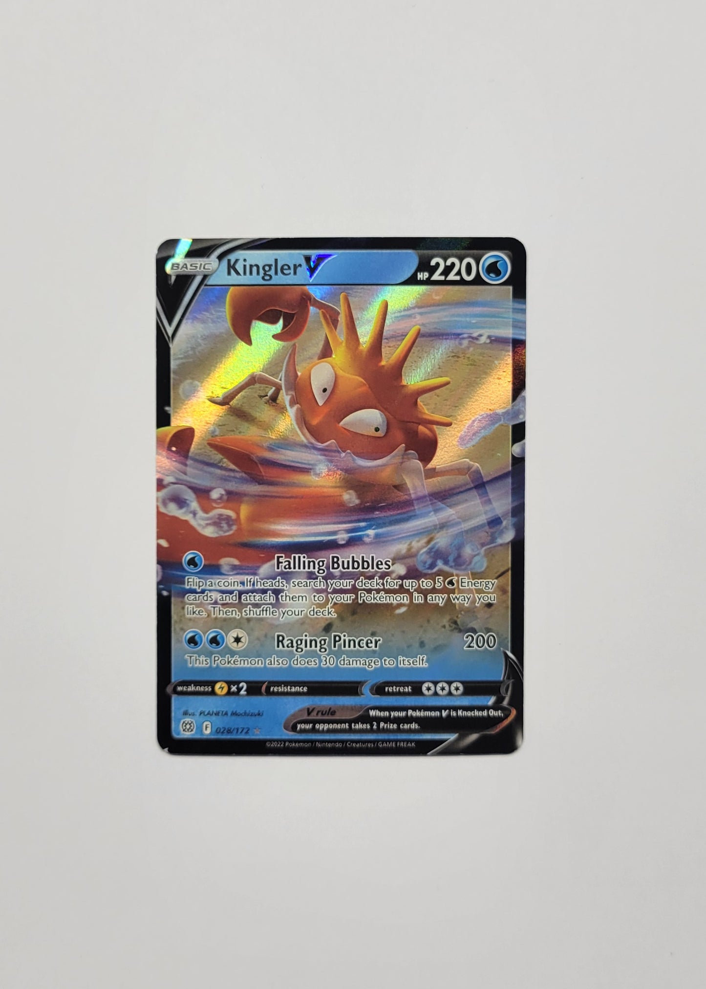 Kingler V 028/172 - Brilliant Stars