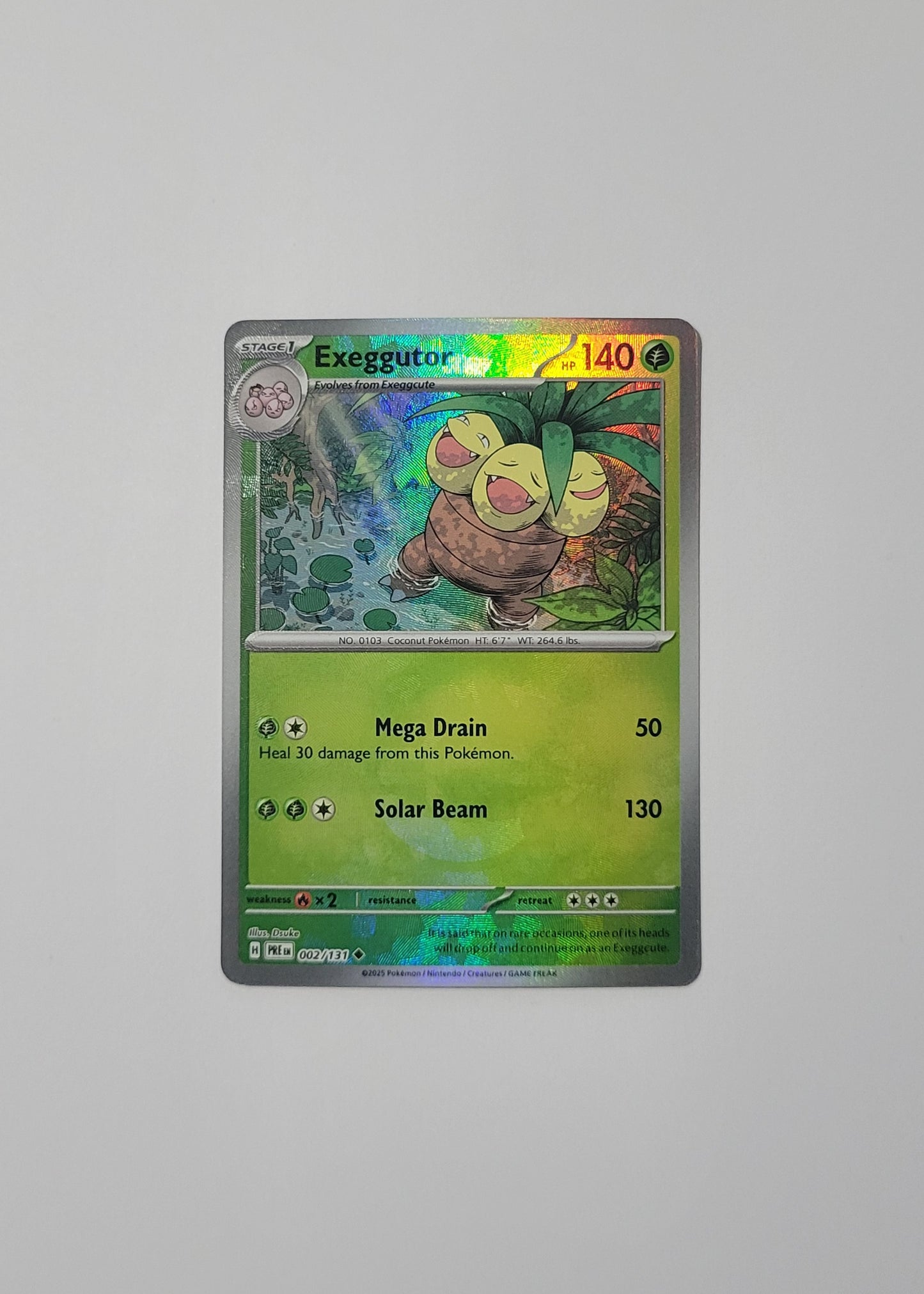 Exeggutor 002/131 (Master Ball) - Prismatic Evolutions