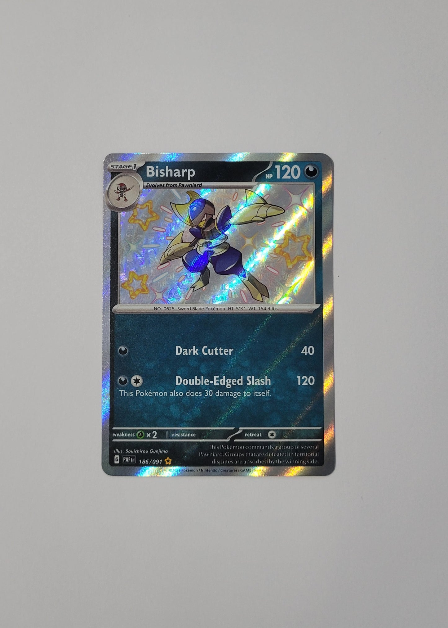 Bisharp 186/091 - Paldean Fates