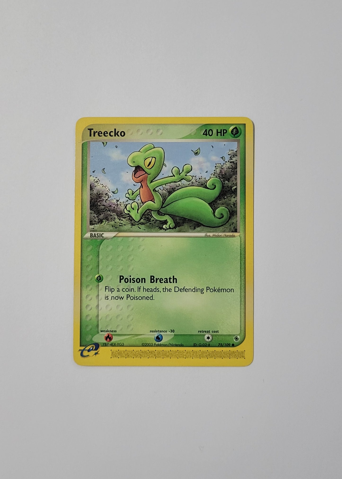 Treecko 75/109 - EX Ruby & Sapphire