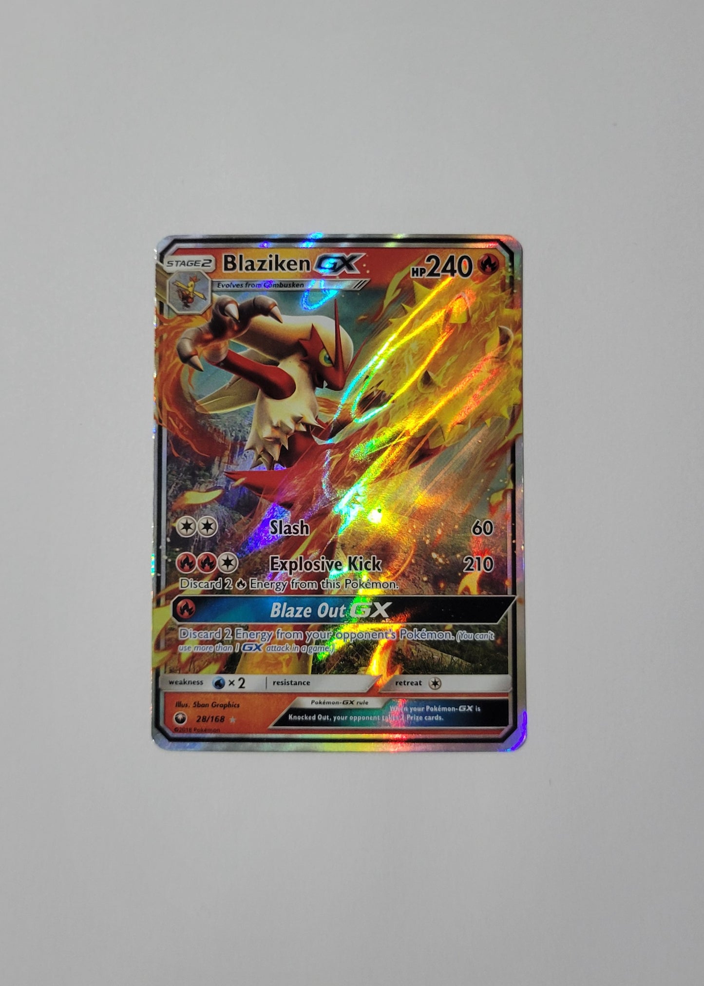 Blaziken GX 28/168 - Celestial Storm