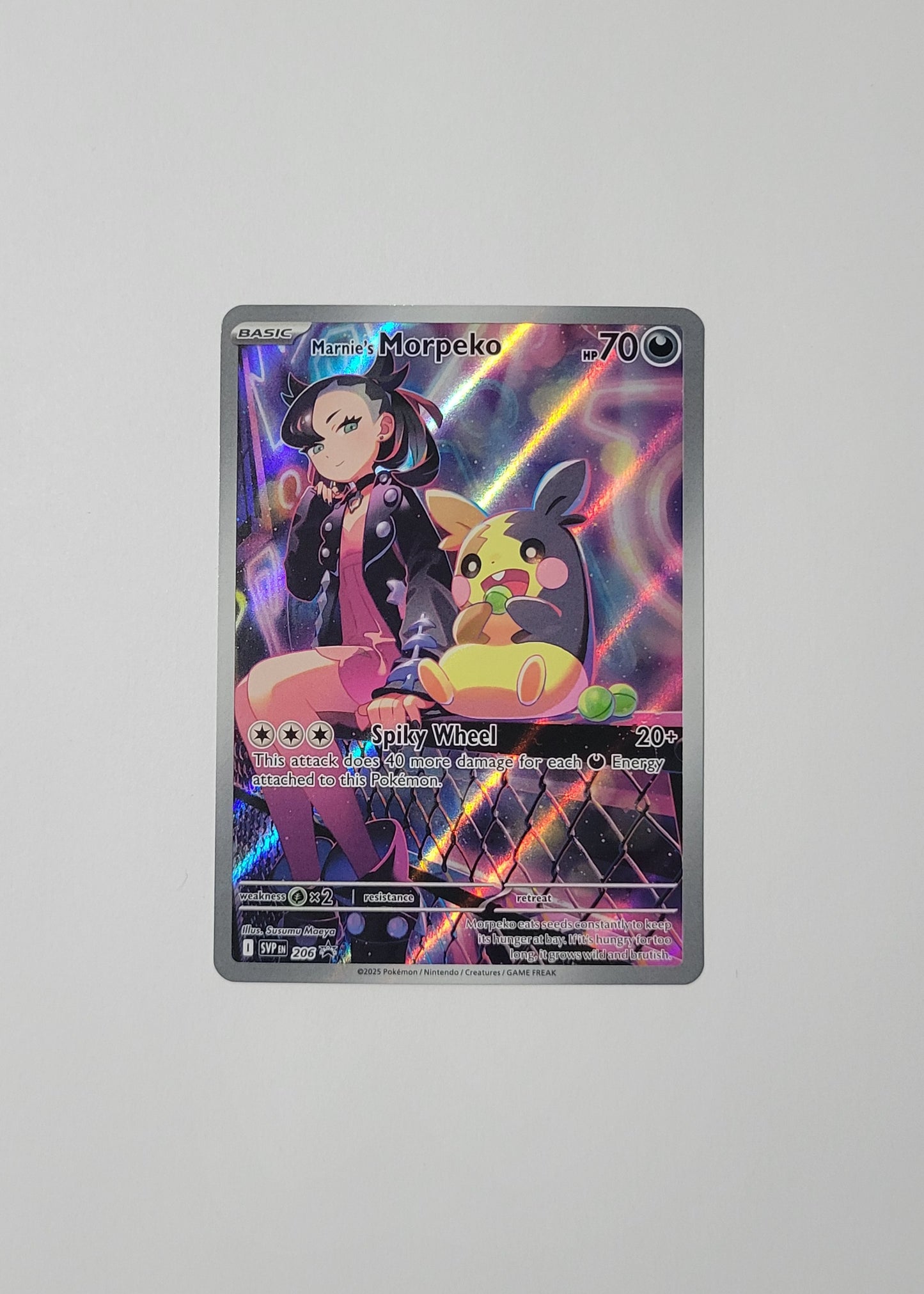 Marnie's Morpeko SVP206 - Black Star Promo