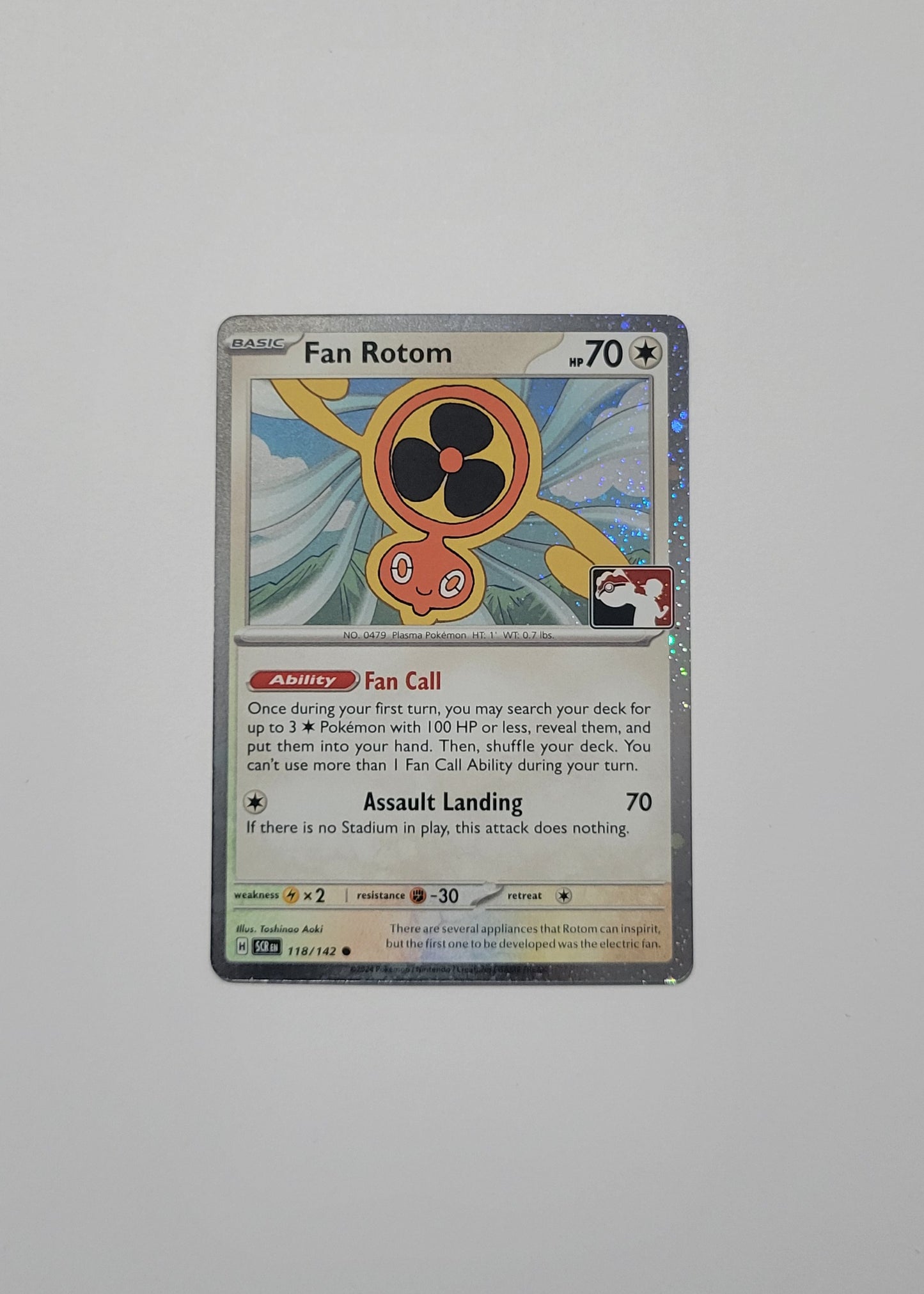 Fan Rotom 118/142 (Play Stamped) - Stellar Crown