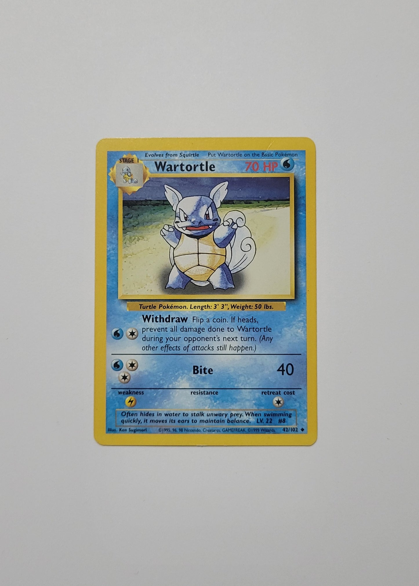 Wartortle 42/102 - Base Set