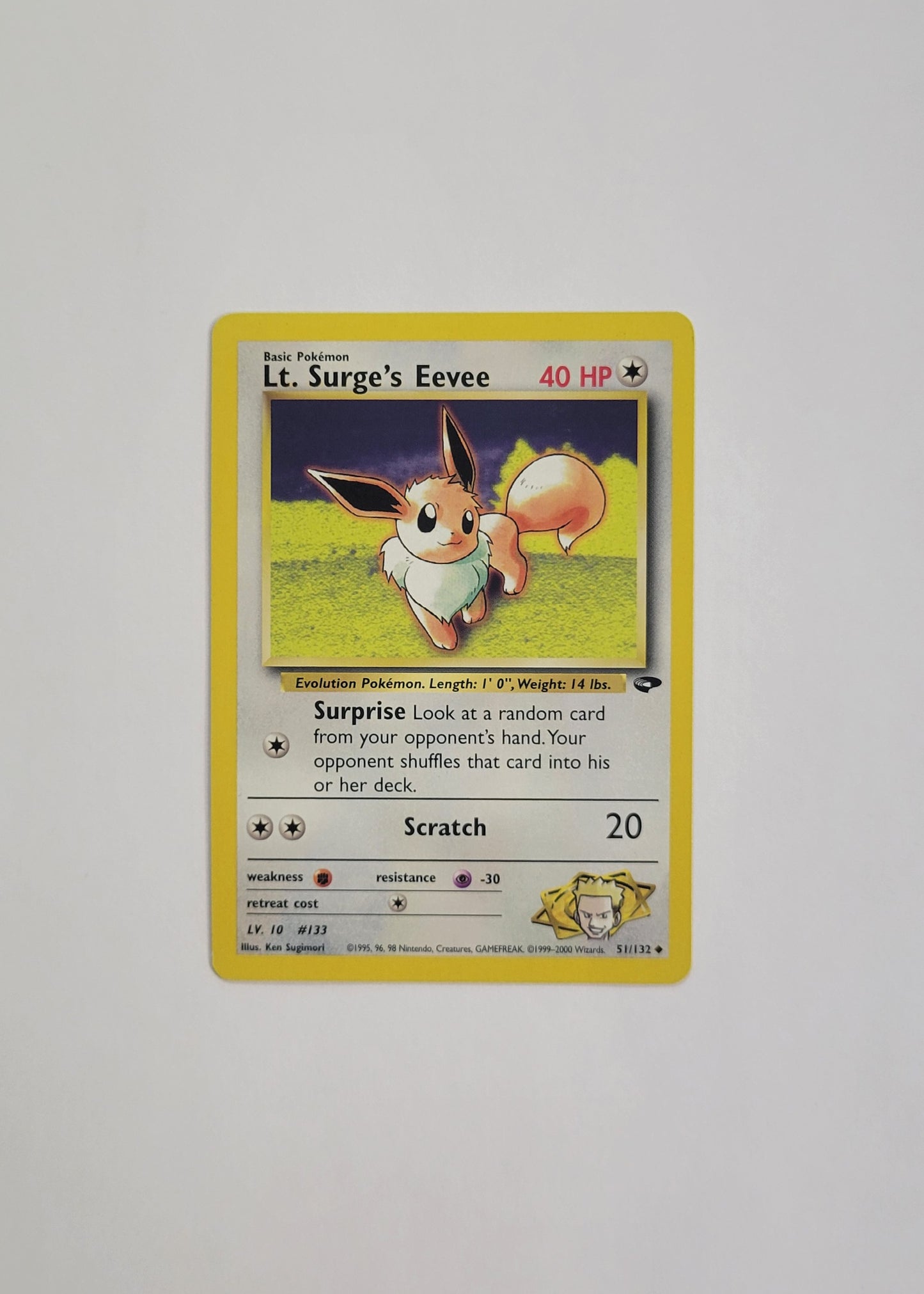 Lt. Surge's Eevee 51/132 - Gym Challenge