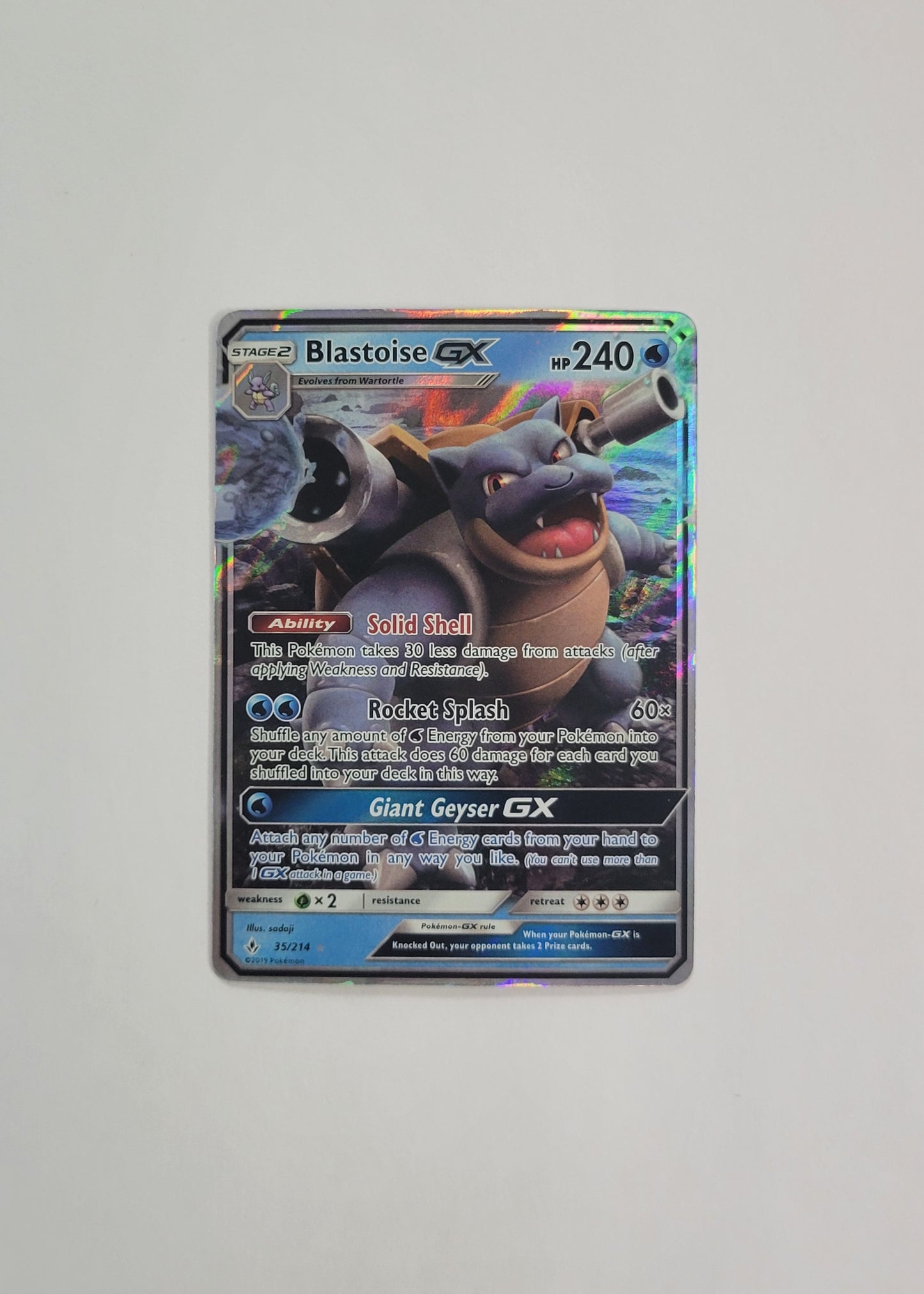Blastoise GX 35/214 - Unbroken Bonds
