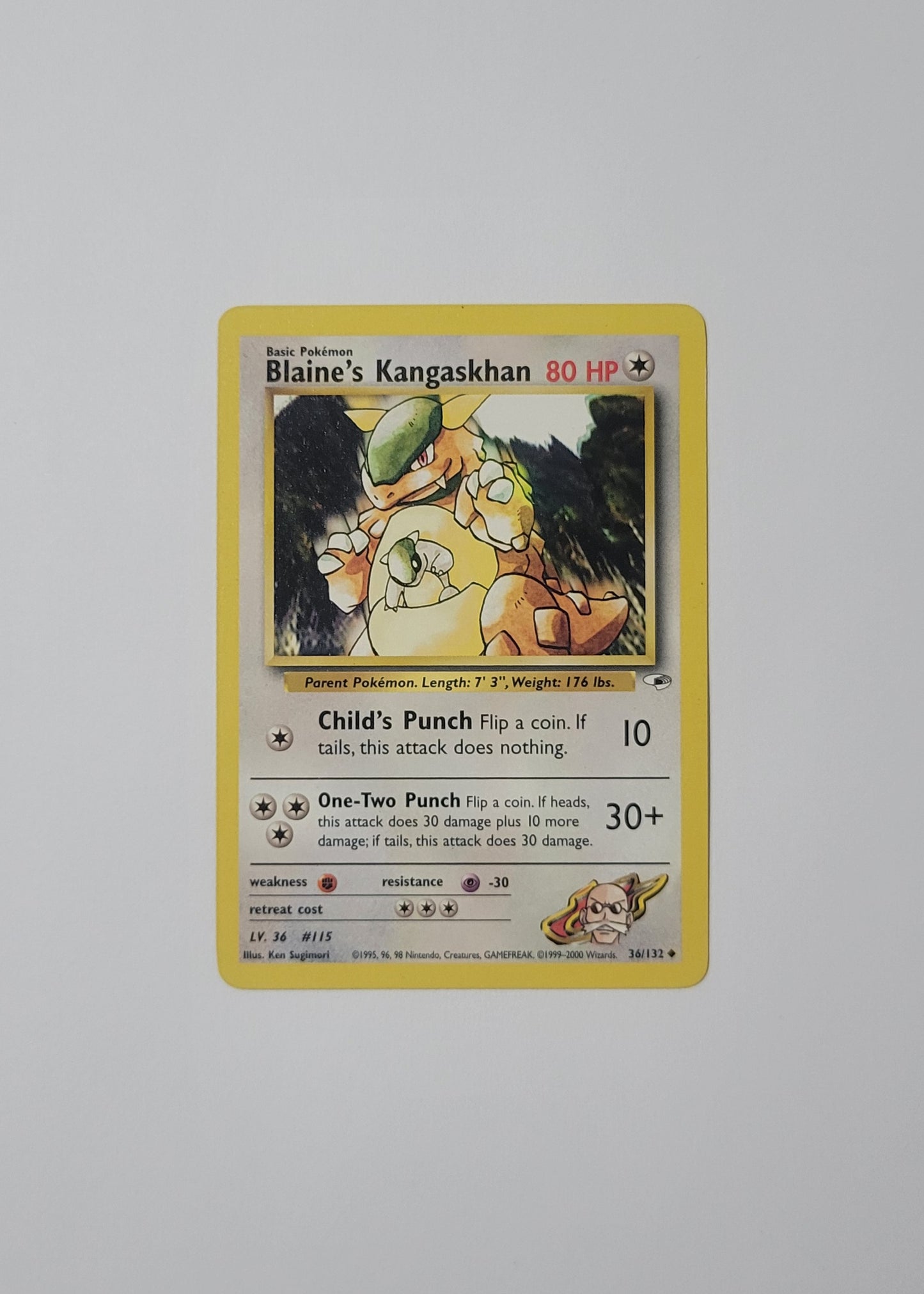 Blaine's Kangaskhan 36/132 - Gym Heroes