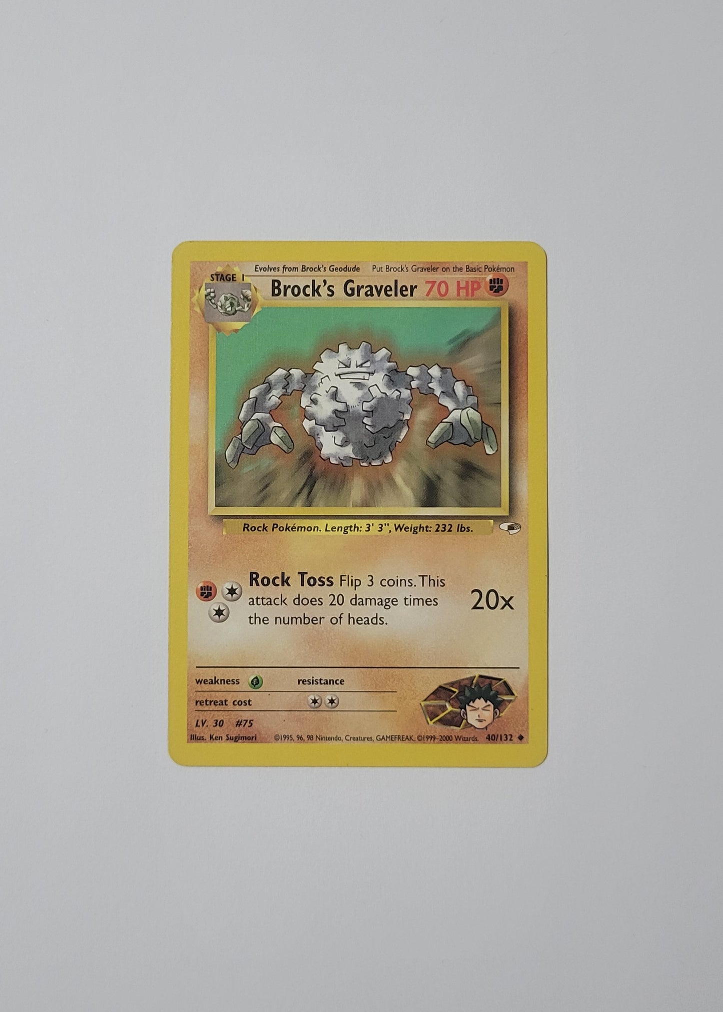 Brock's Graveler 40/132 - Gym Heroes