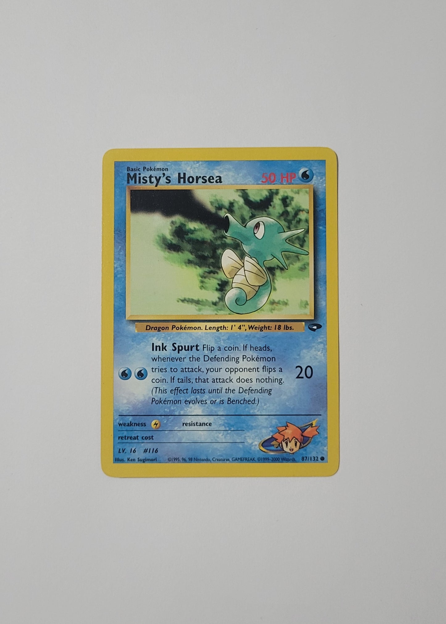 Misty's Horsea 87/132 - Gym Challenge