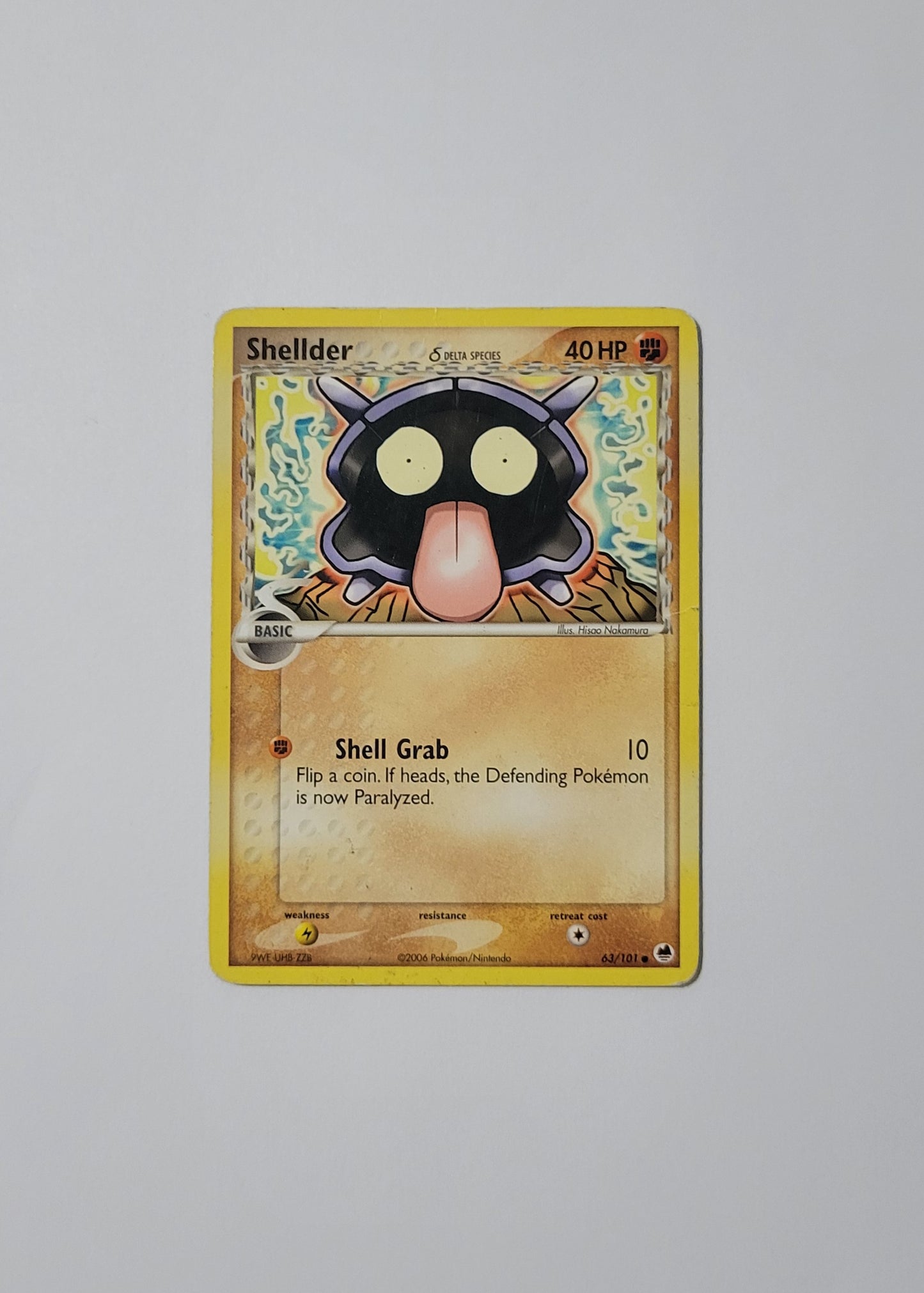 Shellder 63/101 - EX Dragon Frontiers