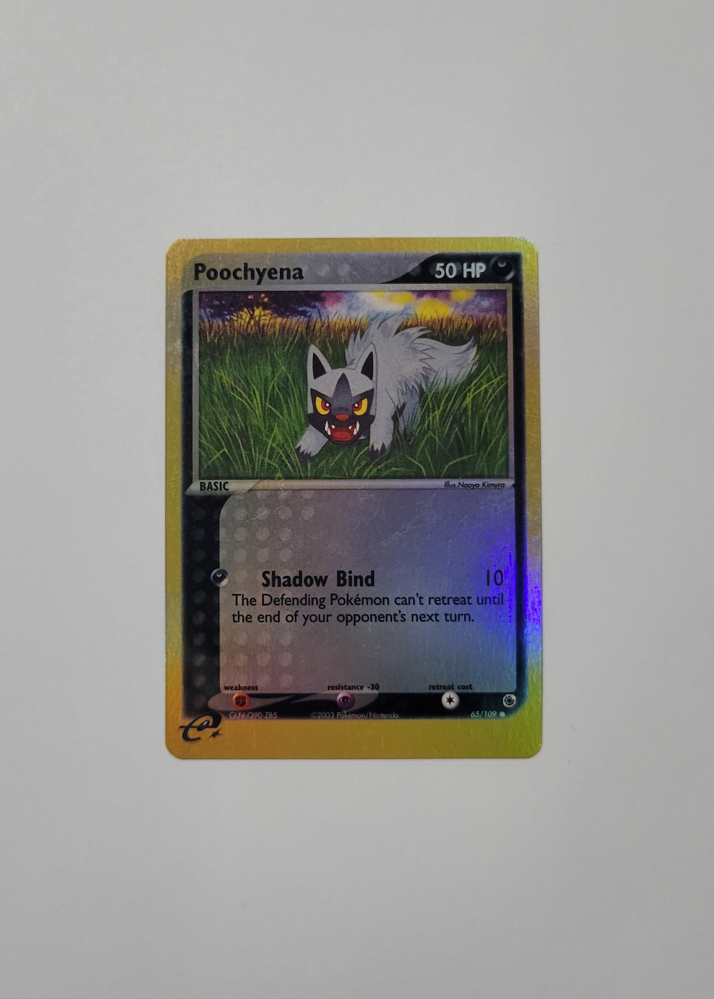 Poochyena 65/109 (Reverse Holo) - EX Ruby & Sapphire