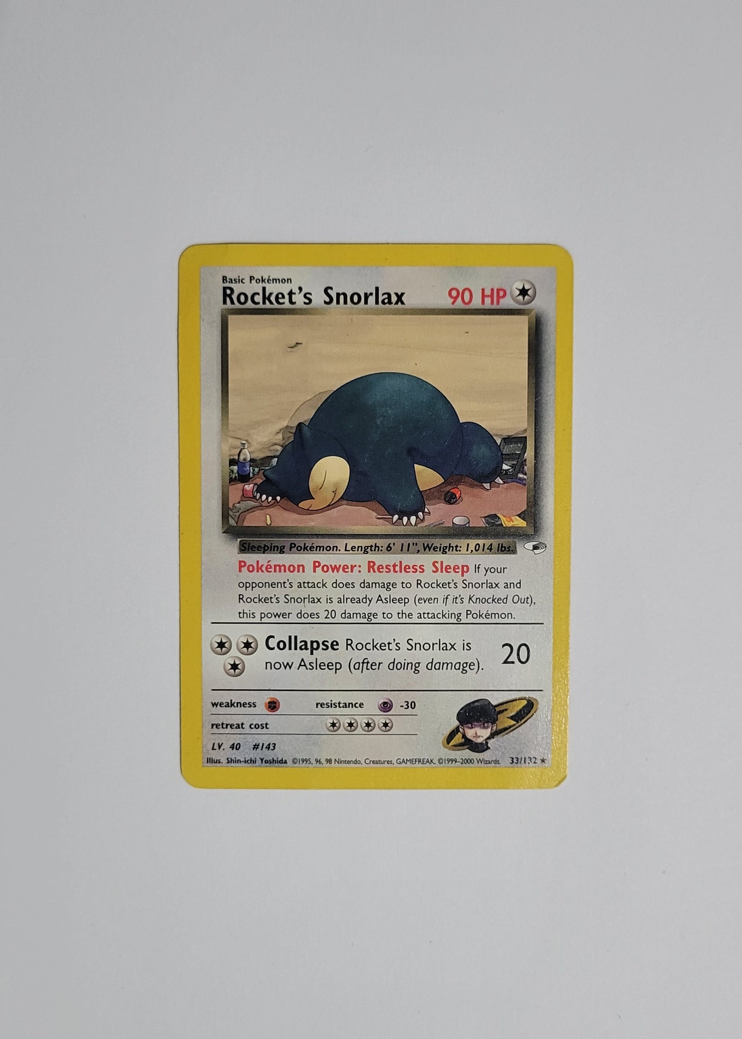 Rocket's Snorlax 33/132 - Gym Heroes