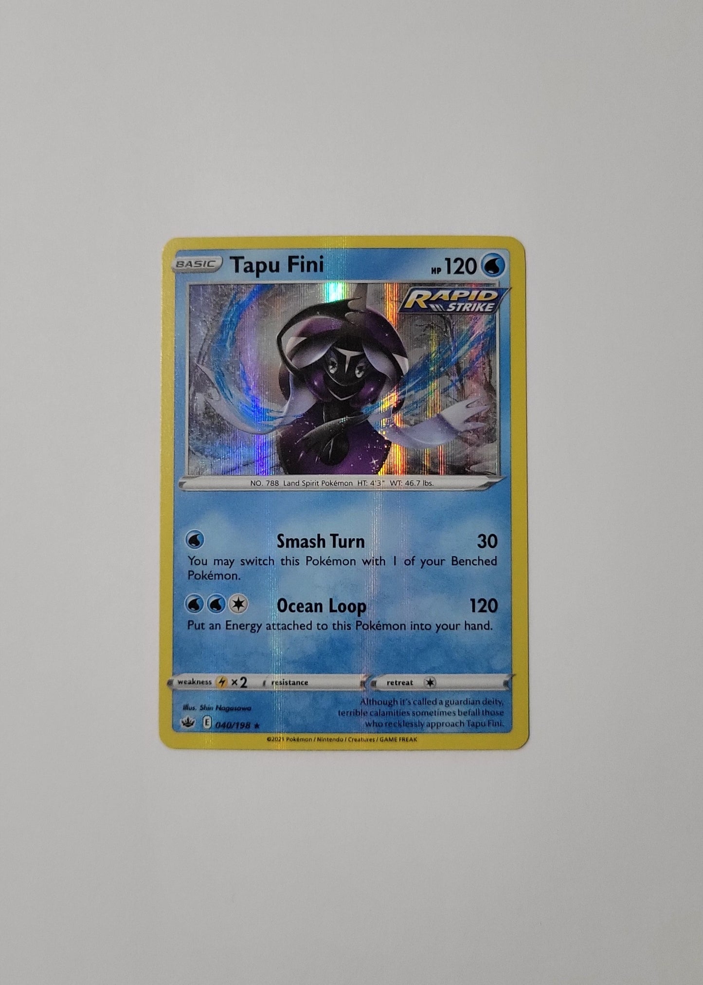 Tapu Fini 040/198 (Holo) - Chilling Reign