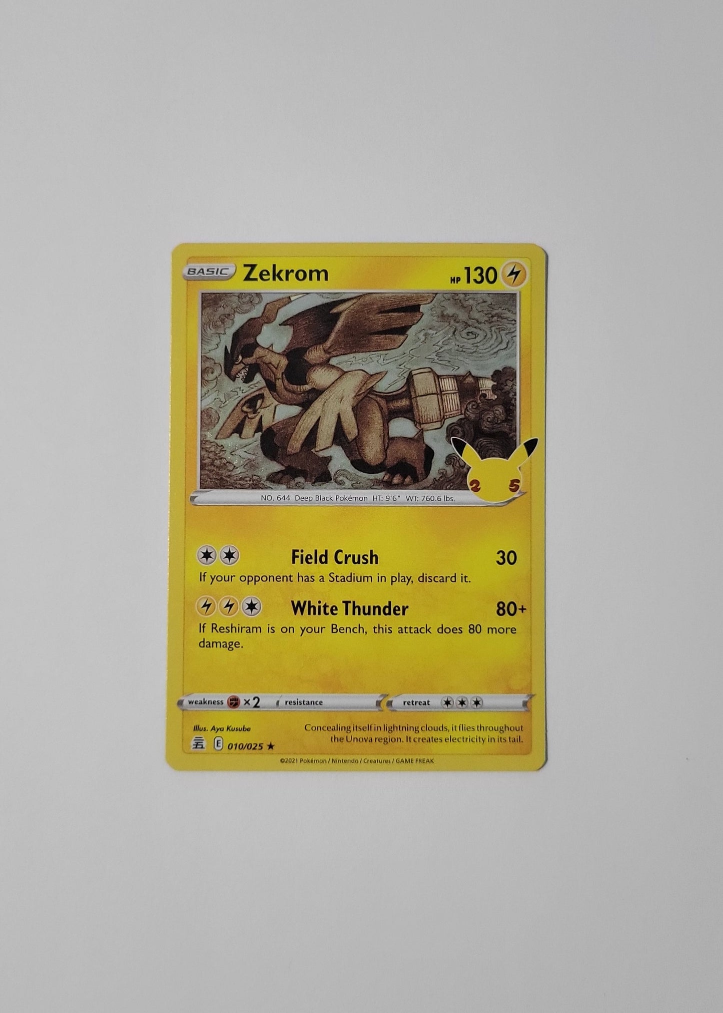 Zekrom 010/025 - Celebrations