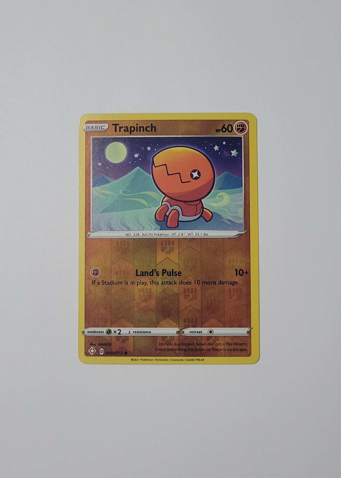Trapinch 040/072 (Reverse Holo) - Shining Fates