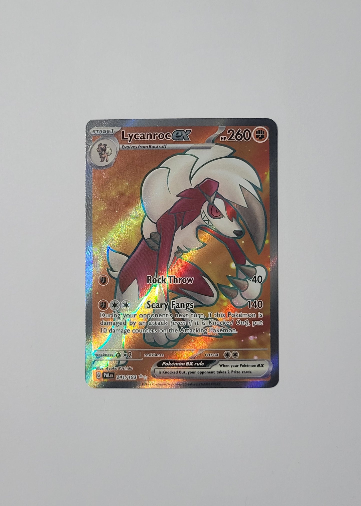 Lycanroc ex 241/193 - Paldea Evolved