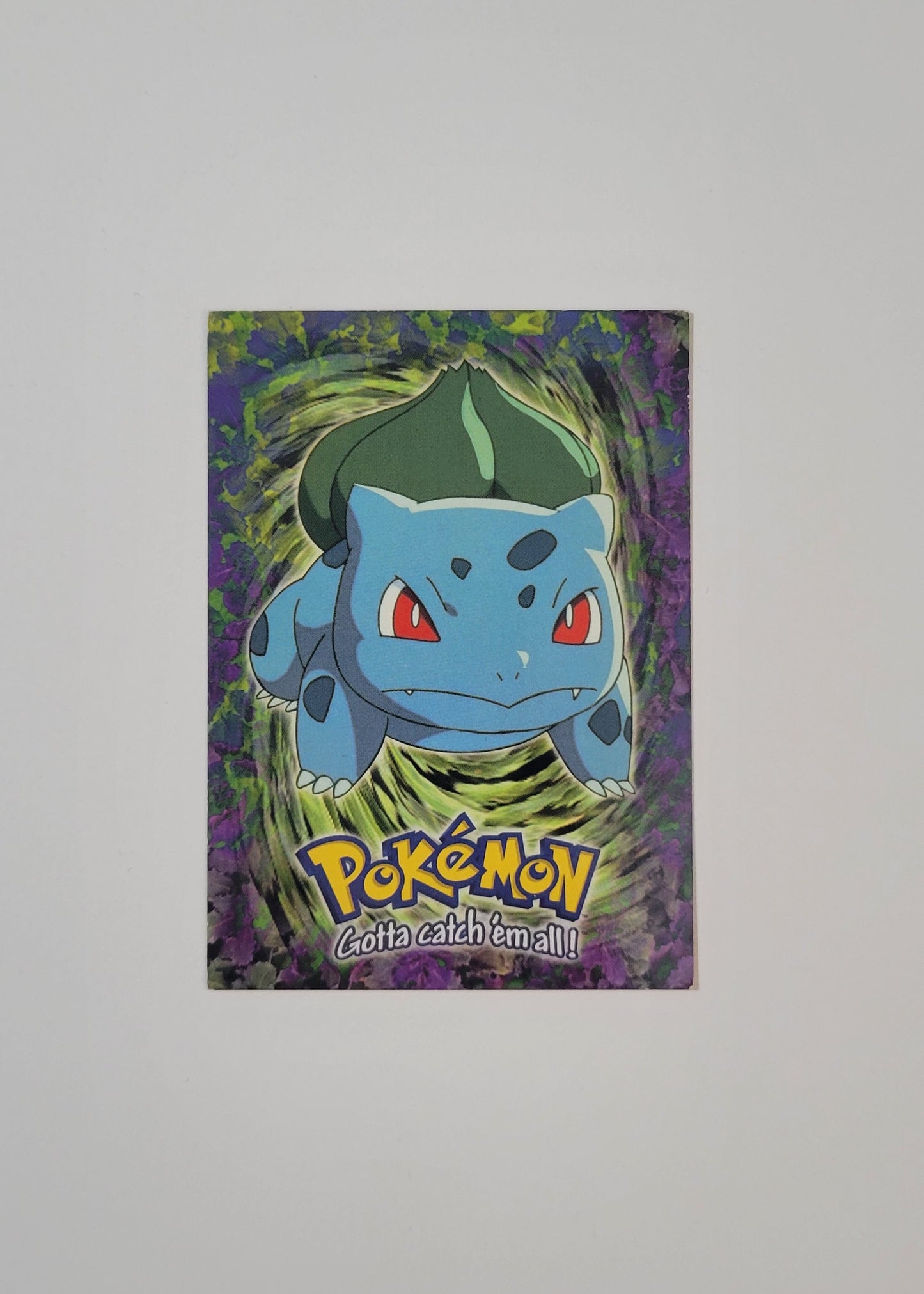 Bulbasaur #E1 - Pokemon 1999 Topps Movie Evolution