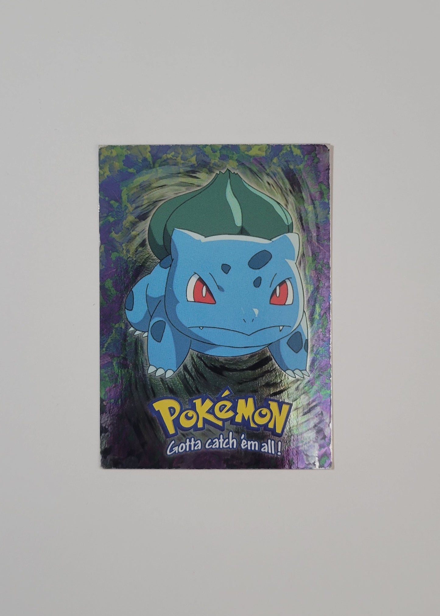 Bulbasaur #E1 (Foil) - Pokemon 1999 Topps Movie Evolution