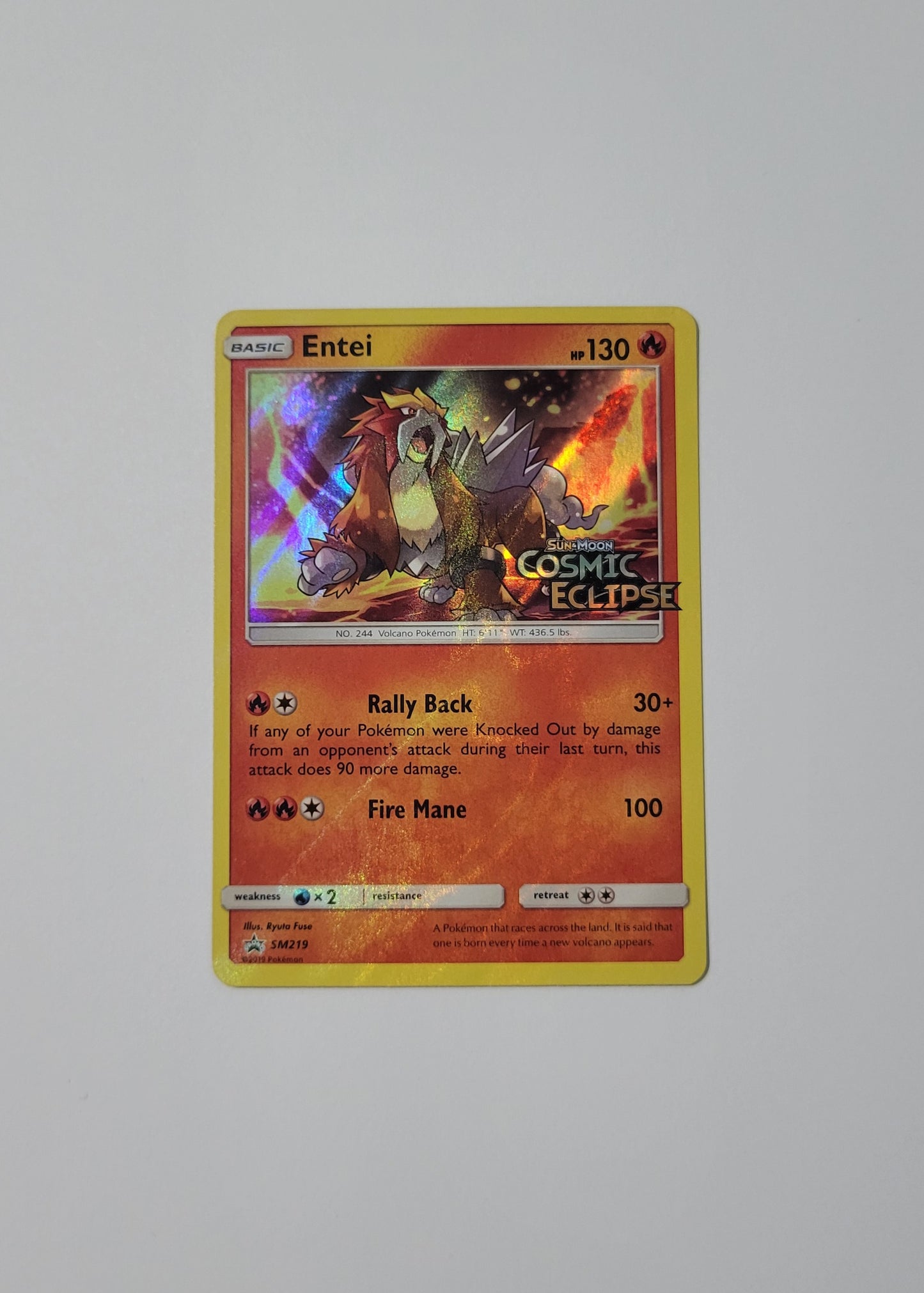 Entei SM219 - Black Star Promo