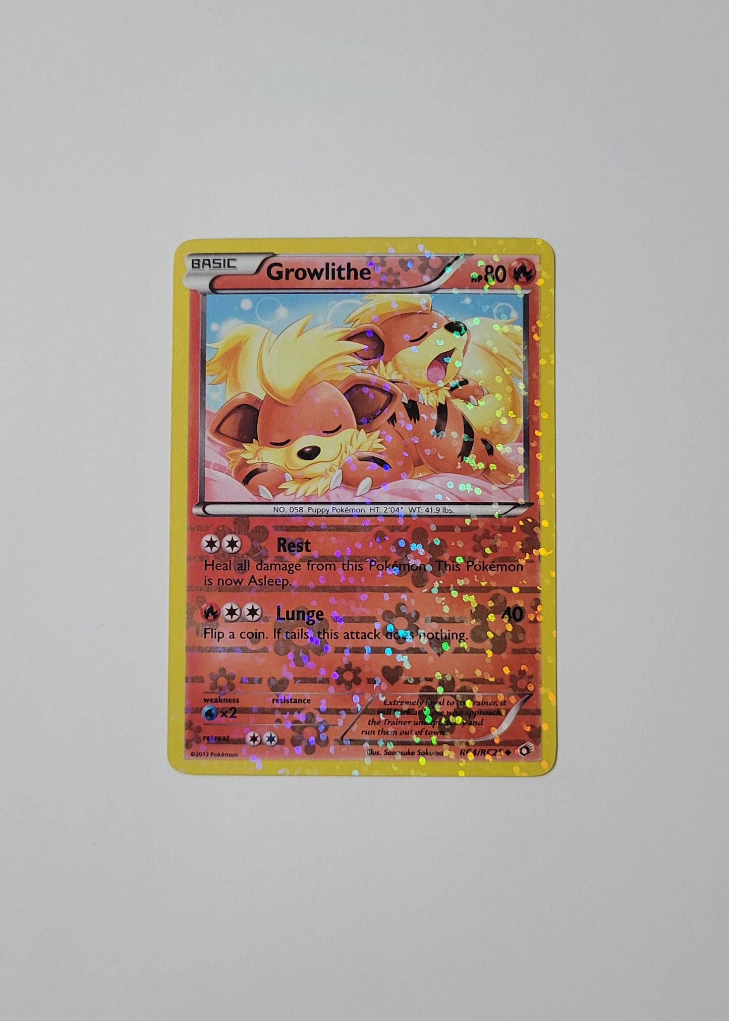 Growlithe RC4/RC25 - Legendary Treasures: Radiant Collection