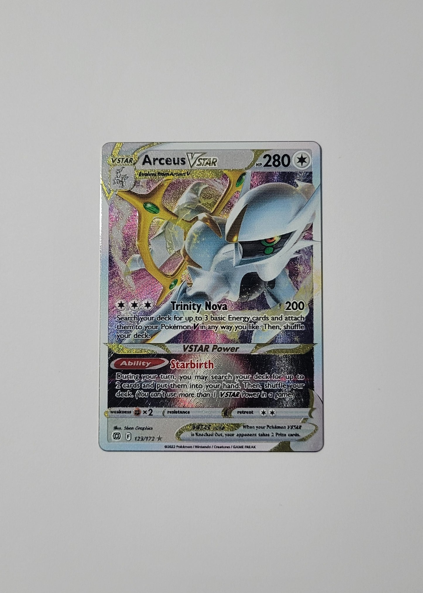 Arceus VSTAR 123/172 (Metal) - Brilliant Stars