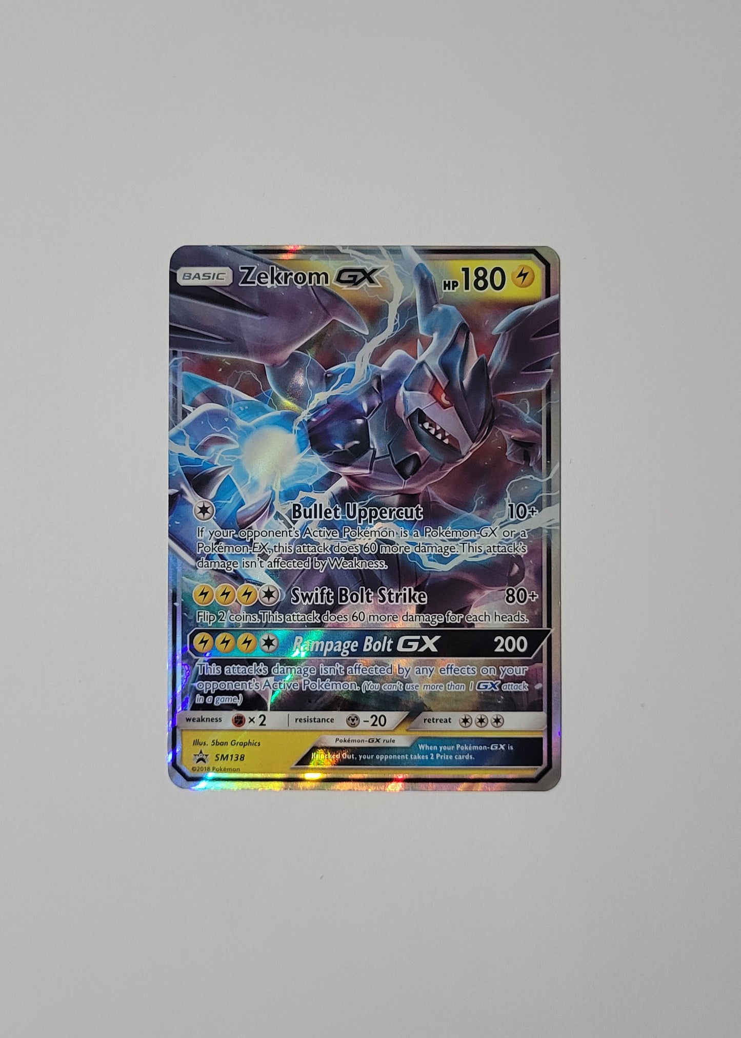 Zekrom GX SM138 - Black Star Promo