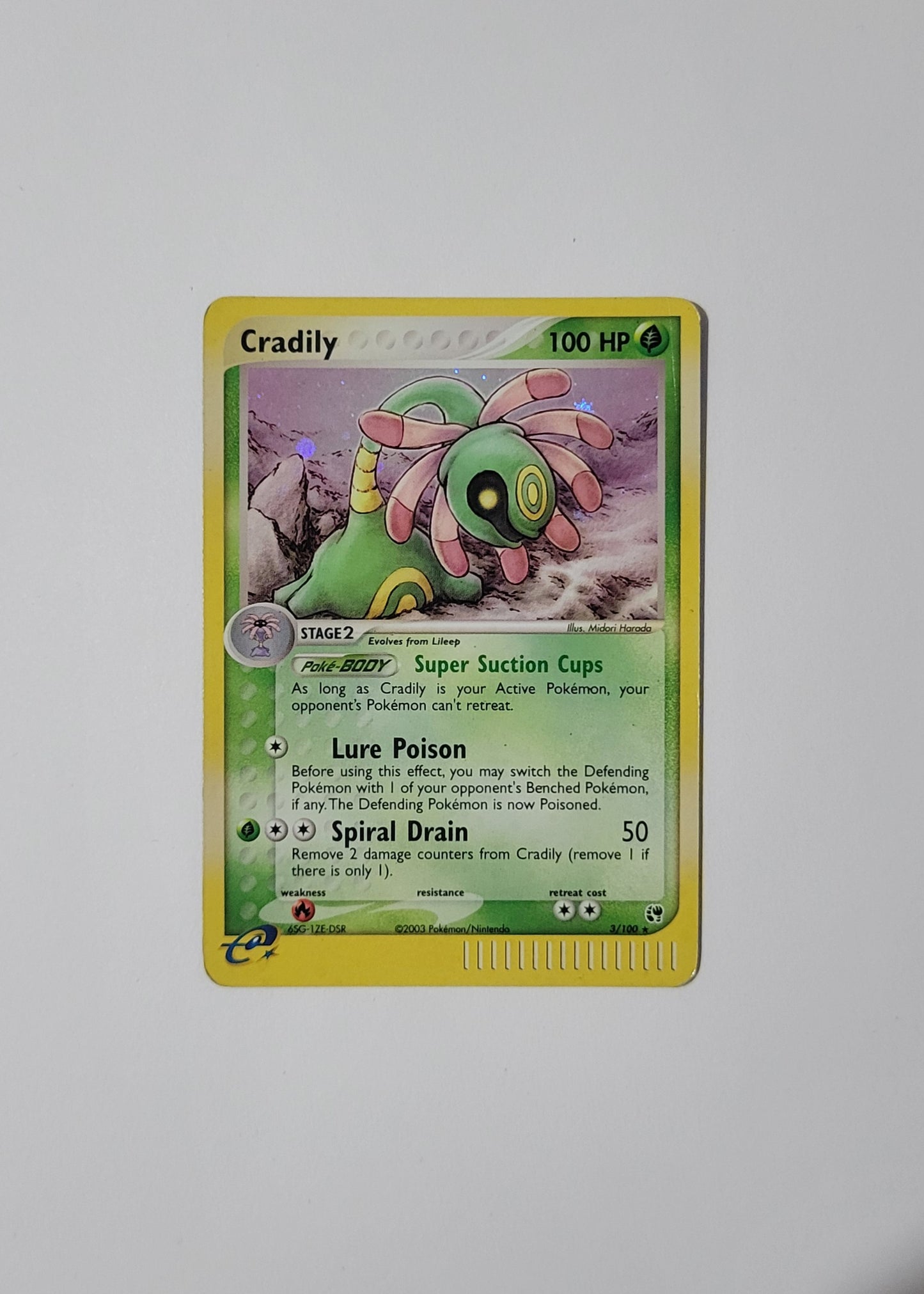 Cradily 3/100 (Holo) - EX Sandstorm