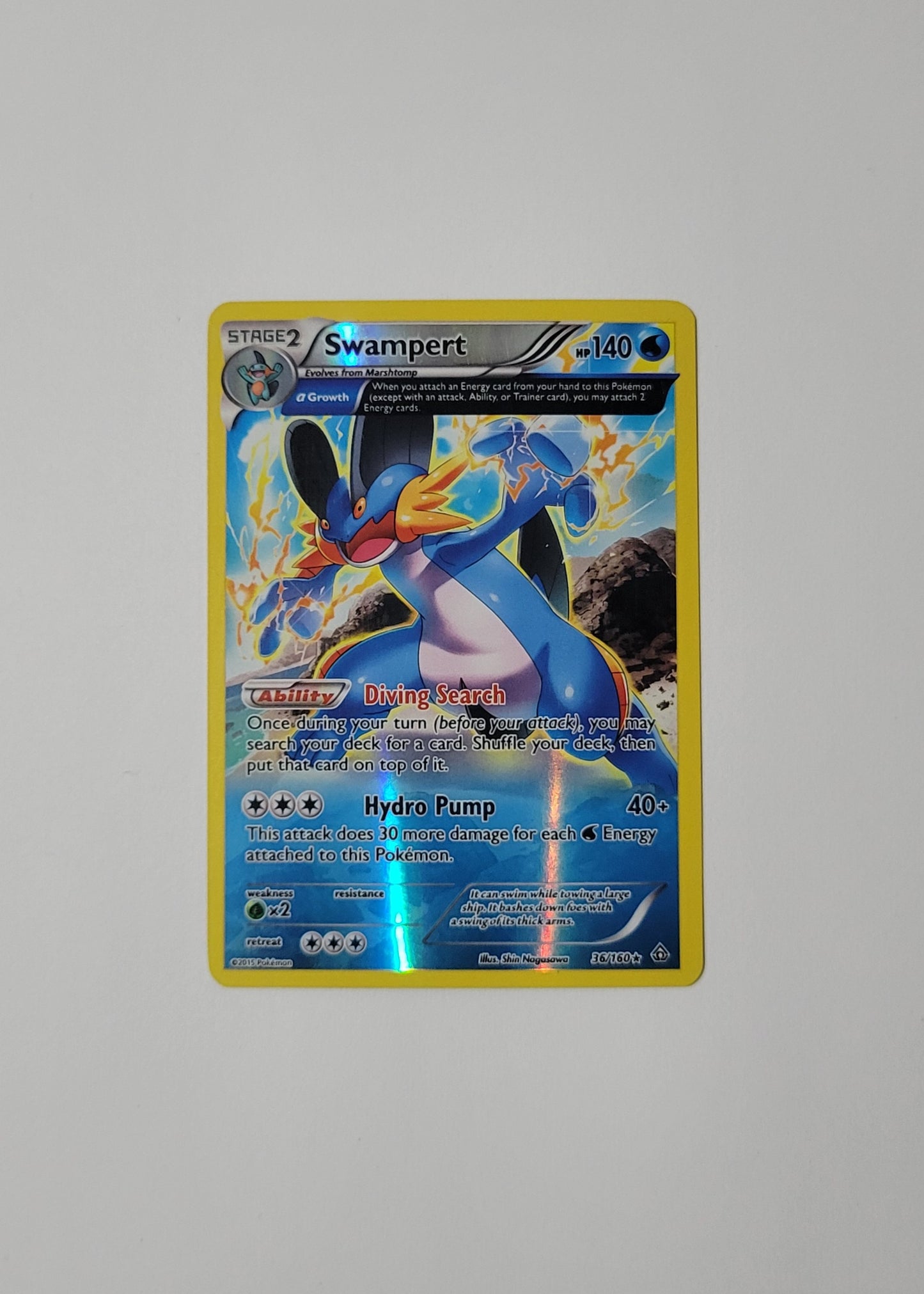 Swampert 36/160 (Reverse Holo) - Primal Clash