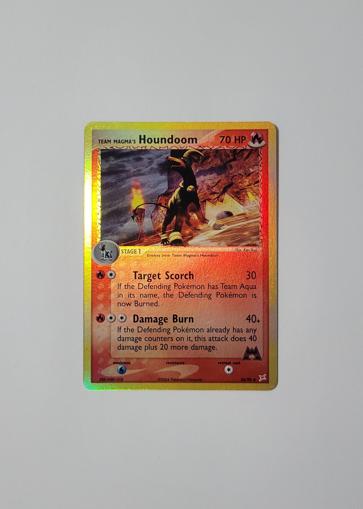 Team Magma's Houndoom 34/95 (Reverse Holo) - EX Team Magma vs. Team Aqua