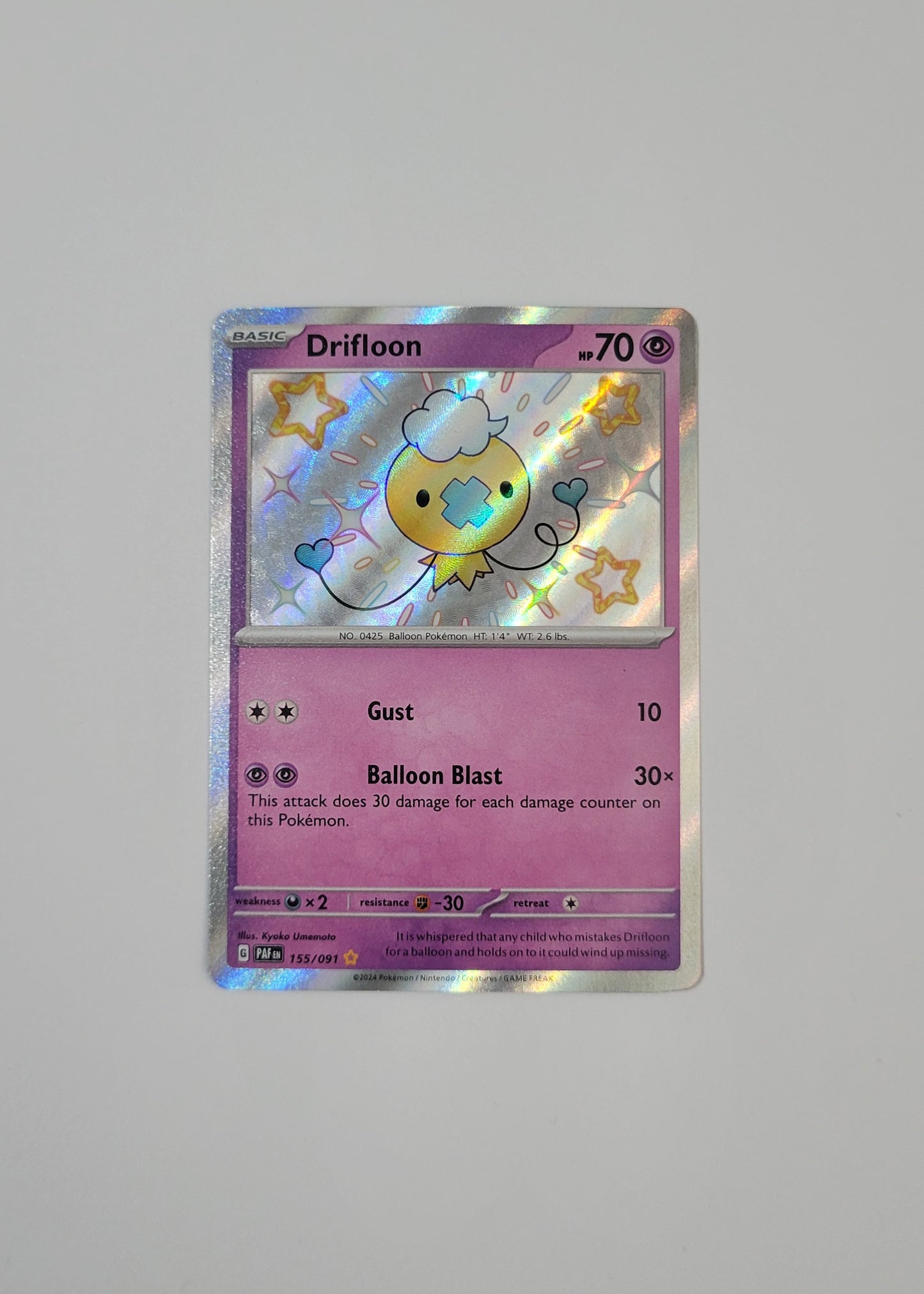 Drifloon 155/091 - Paldean Fates