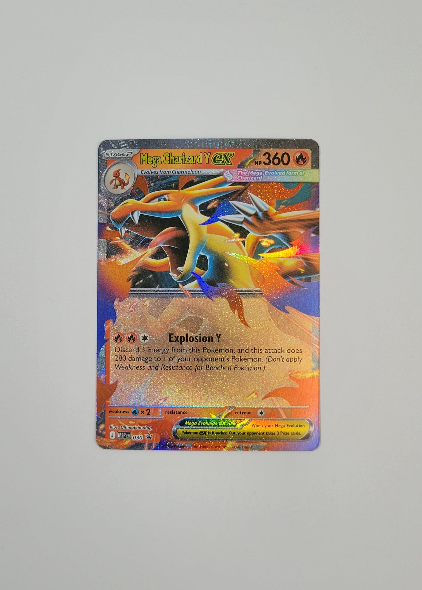 Mega Charizard Y ex MEP030 - Black Star Promo