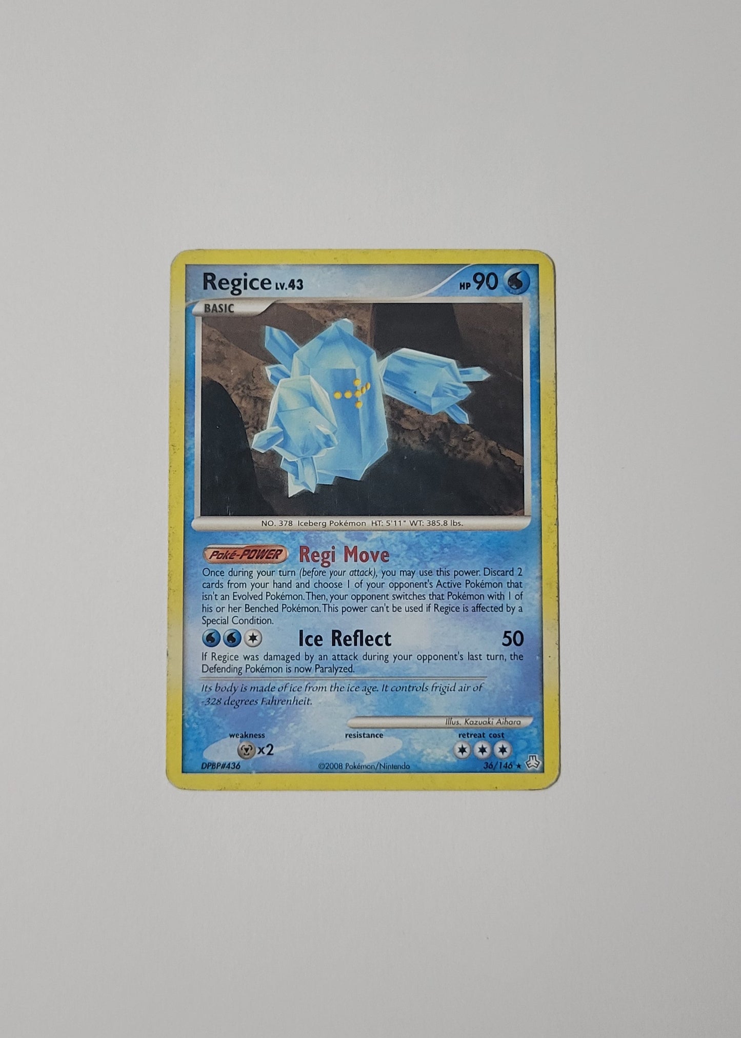 Regice LV.43 36/146 (Non-Holo) - Legends Awakened