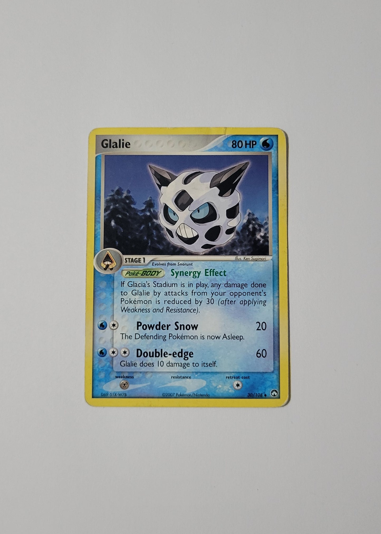 Glalie 30/108 - EX Power Keepers