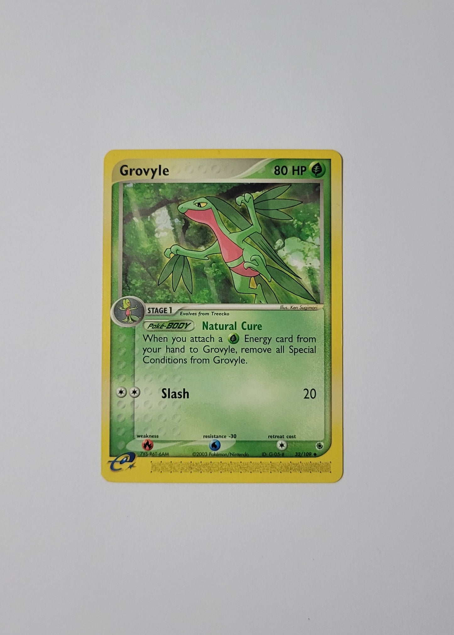 Grovyle 32/109 - EX Ruby & Sapphire
