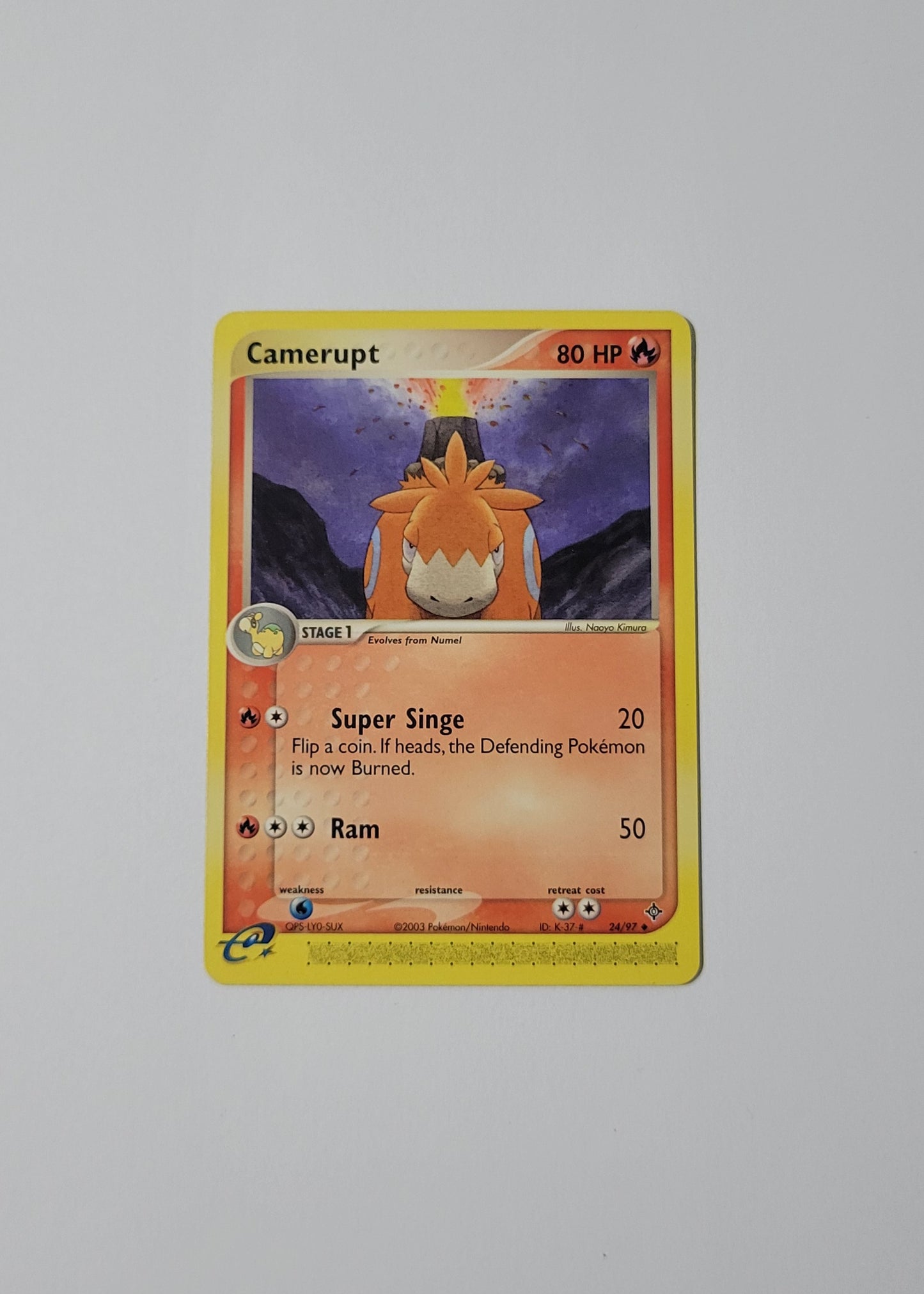 Camerupt 24/97 - EX Dragon