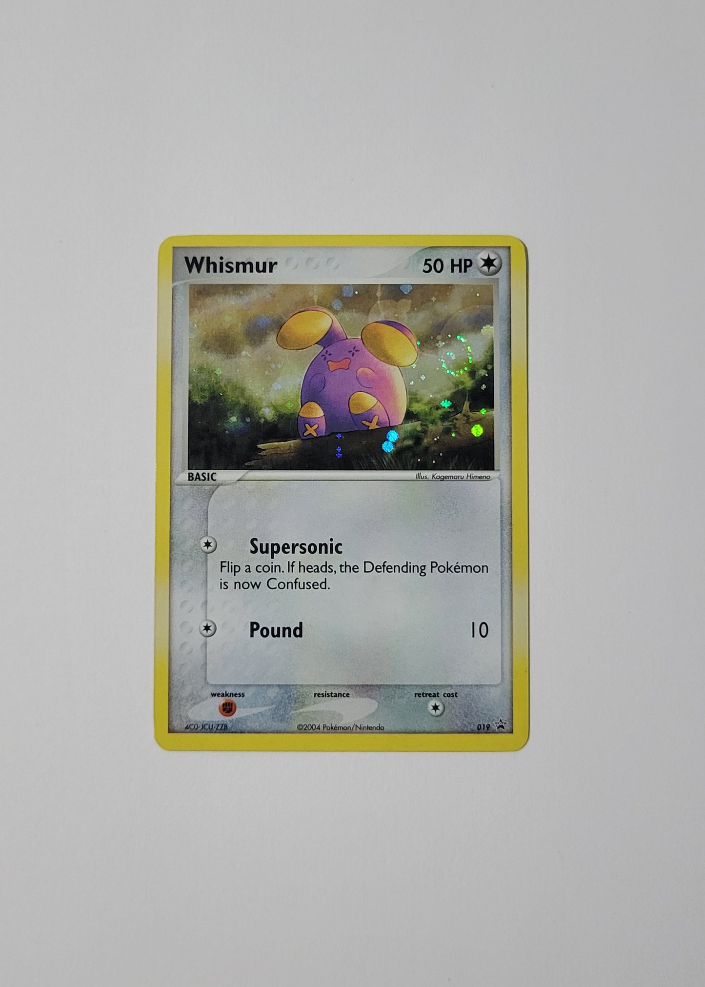 Whismur 019 - Black Star Promo