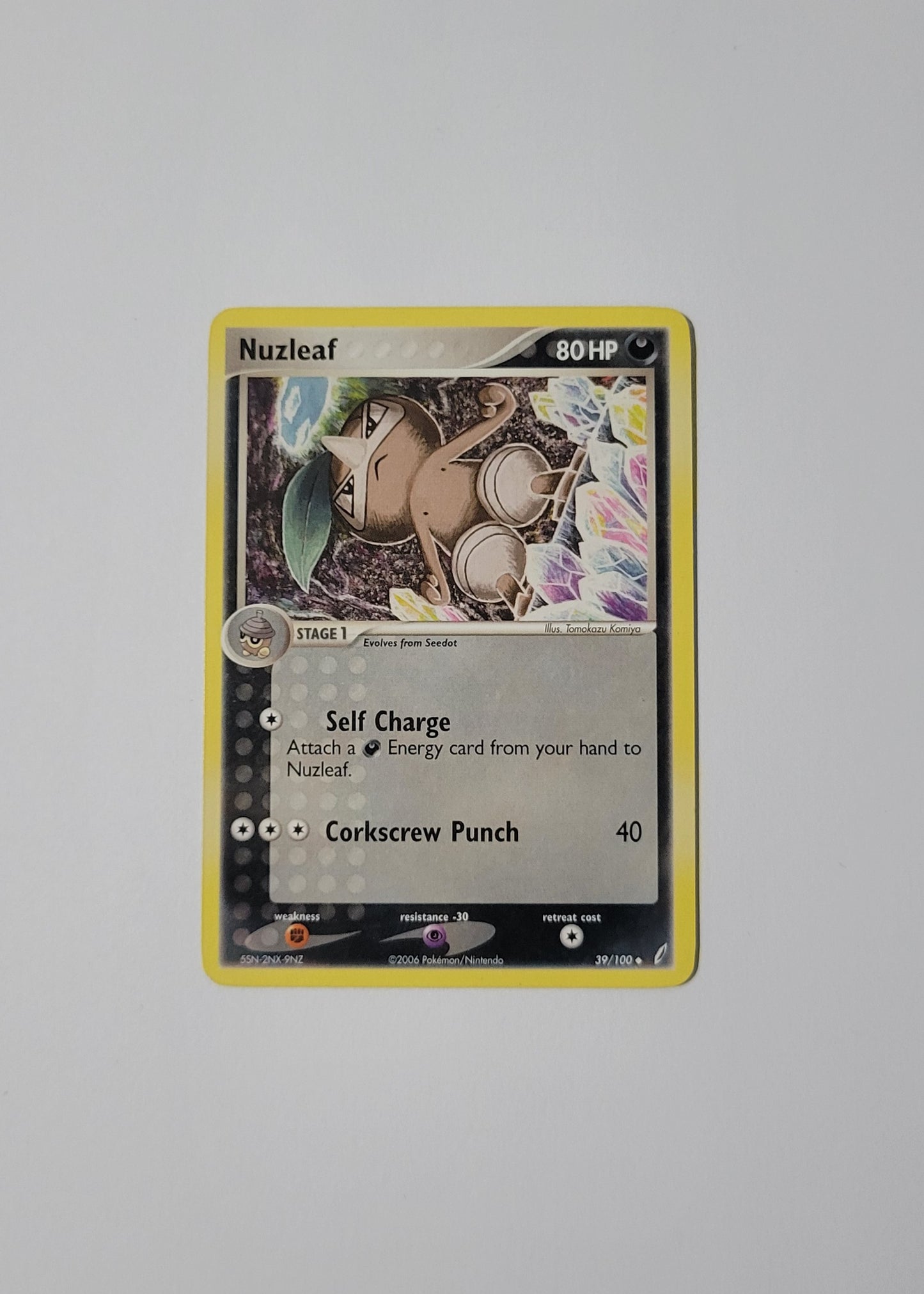 Nuzleaf 39/100 - EX Crystal Guardians