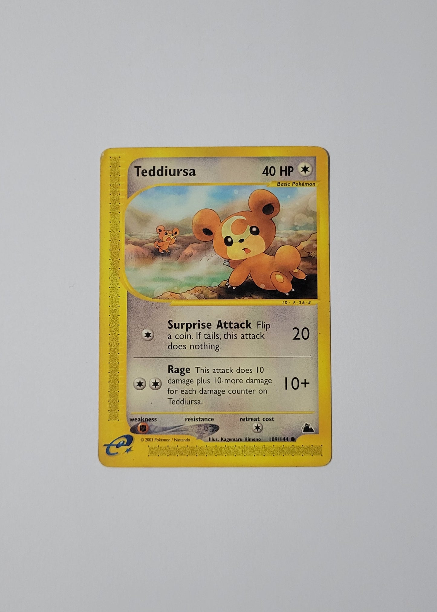 Teddiursa 109/144 - Skyridge